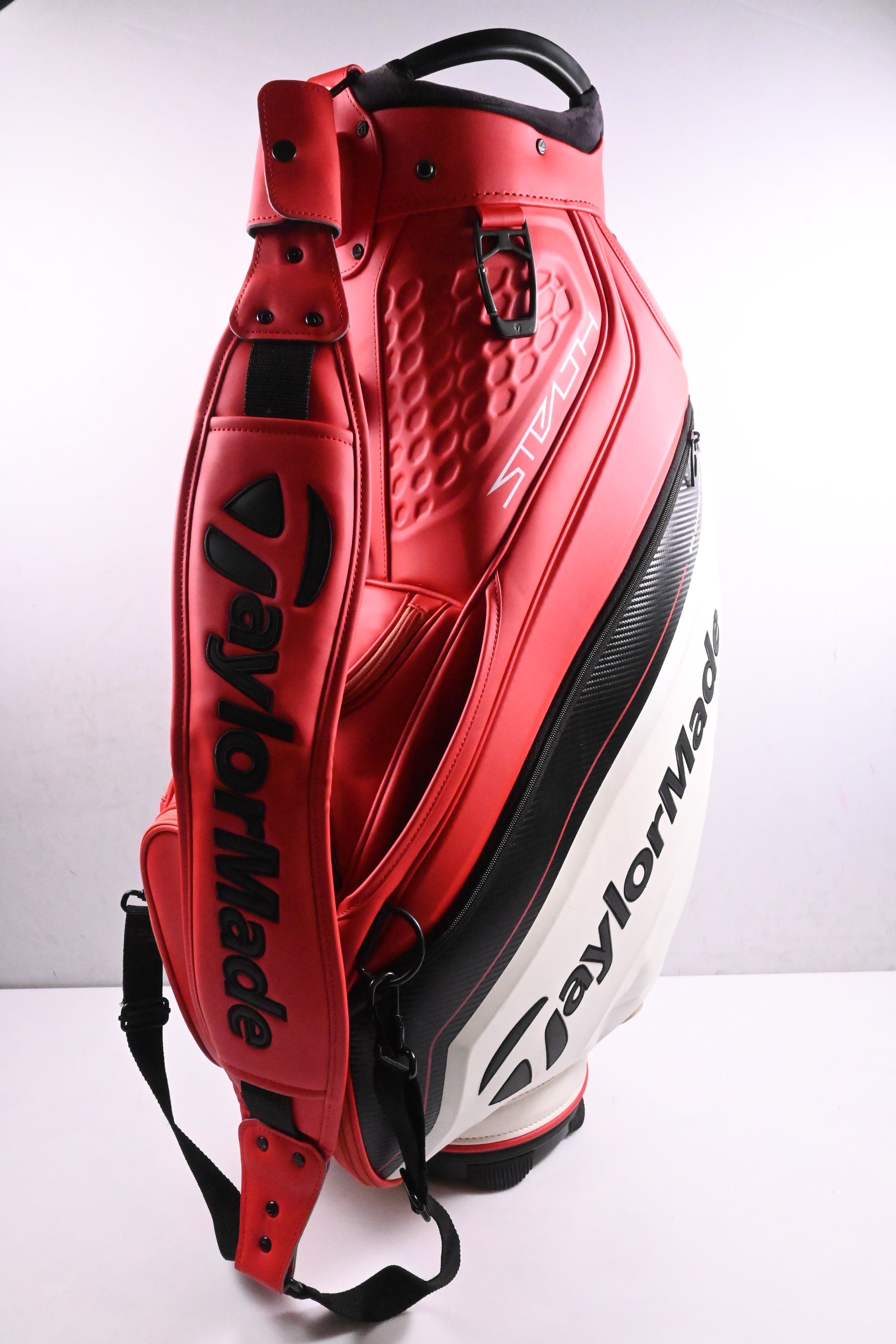 Taylormade Stealth 2 Tour Bag / 6-Way Divider / Red, White