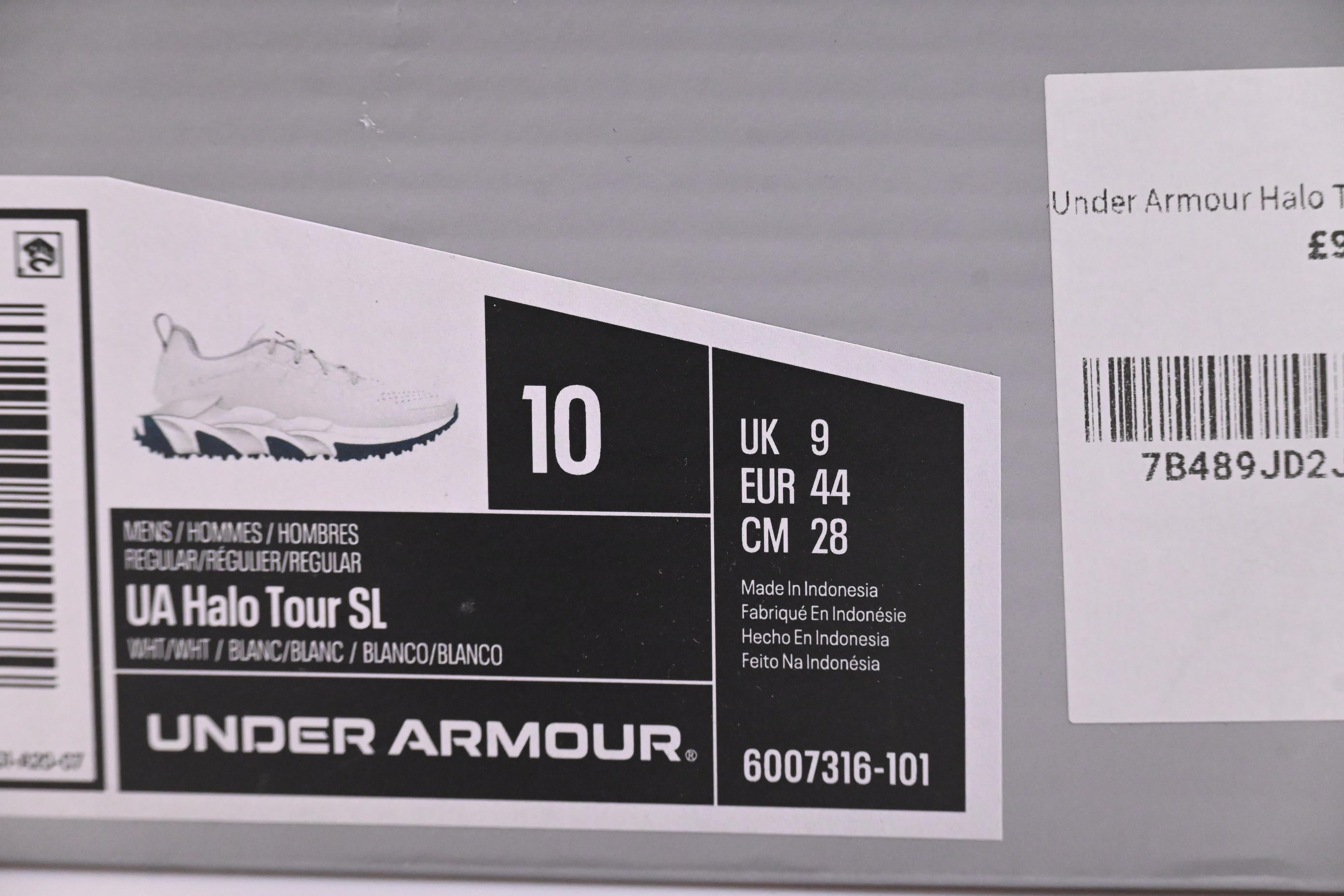Under Armour Halo Tour SL Golf Shoes / UK 9 / White