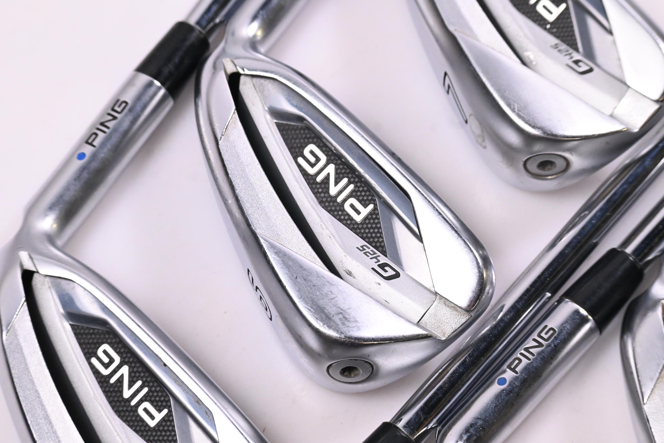 Ping G425 Irons / 5-PW+SW / Blue Dot / Regular Flex Ping AWT 2.0 Shafts