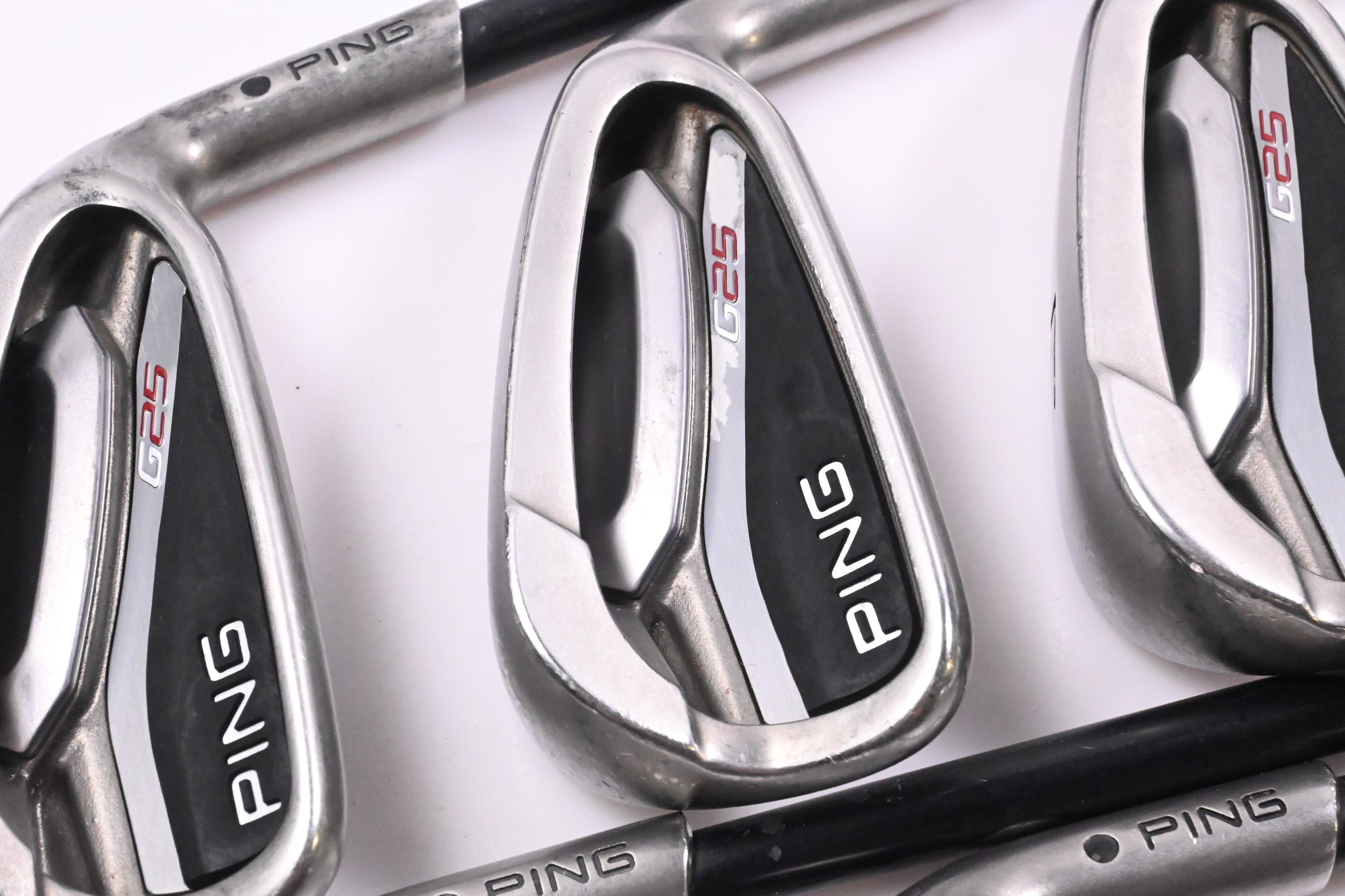 Ping G25 Irons / 5-PW / Black Dot / Regular Flex Ping TFC 189 Shafts