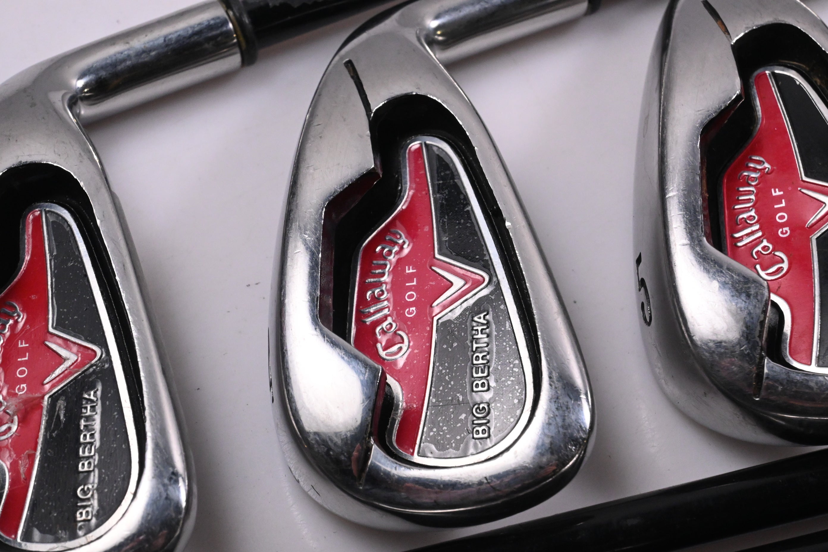 Callaway Big Bertha 2006 Irons / 3-PW+SW / Stiff Flex Callaway 75 Shafts