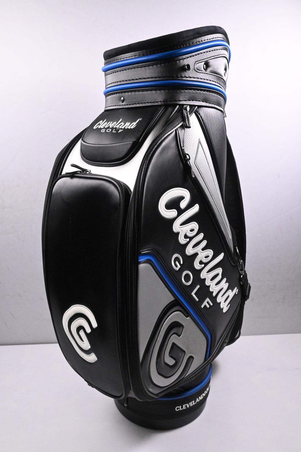 Cleveland Golf CG Tour Bag / 6-Way Divider / Black, Grey, Blue