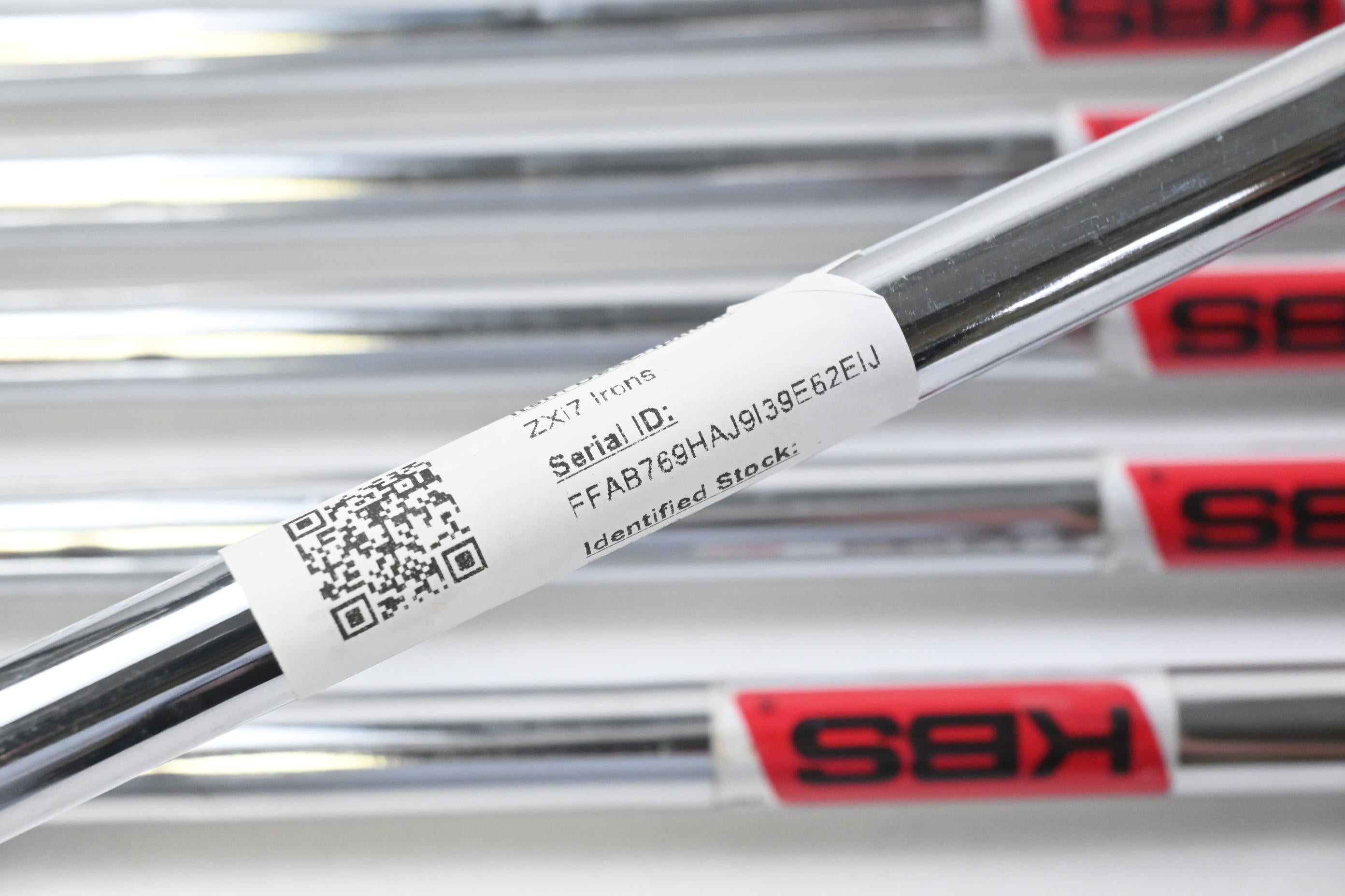 Srixon ZXi7 Irons / 5-PW / Stiff Flex KBS S-Taper 120 Shafts