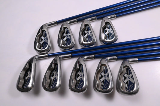 Ladies Callaway X-18 Irons / 3-PW+SW / Ladies Flex Callaway X Series 60 Shafts