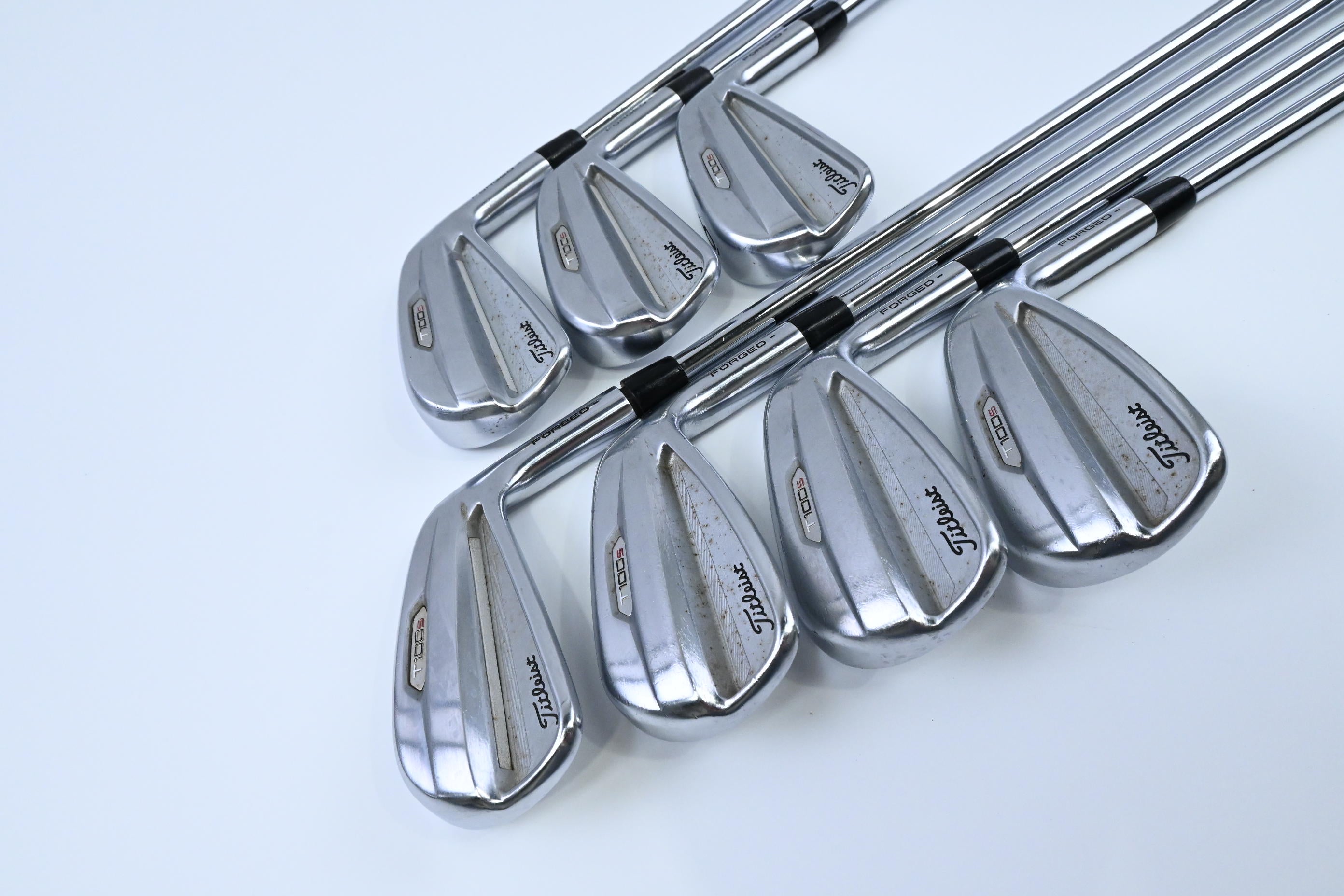 Titleist T100.S 2021 Irons / 4-PW / Stiff Flex AMT Black S300 Shafts
