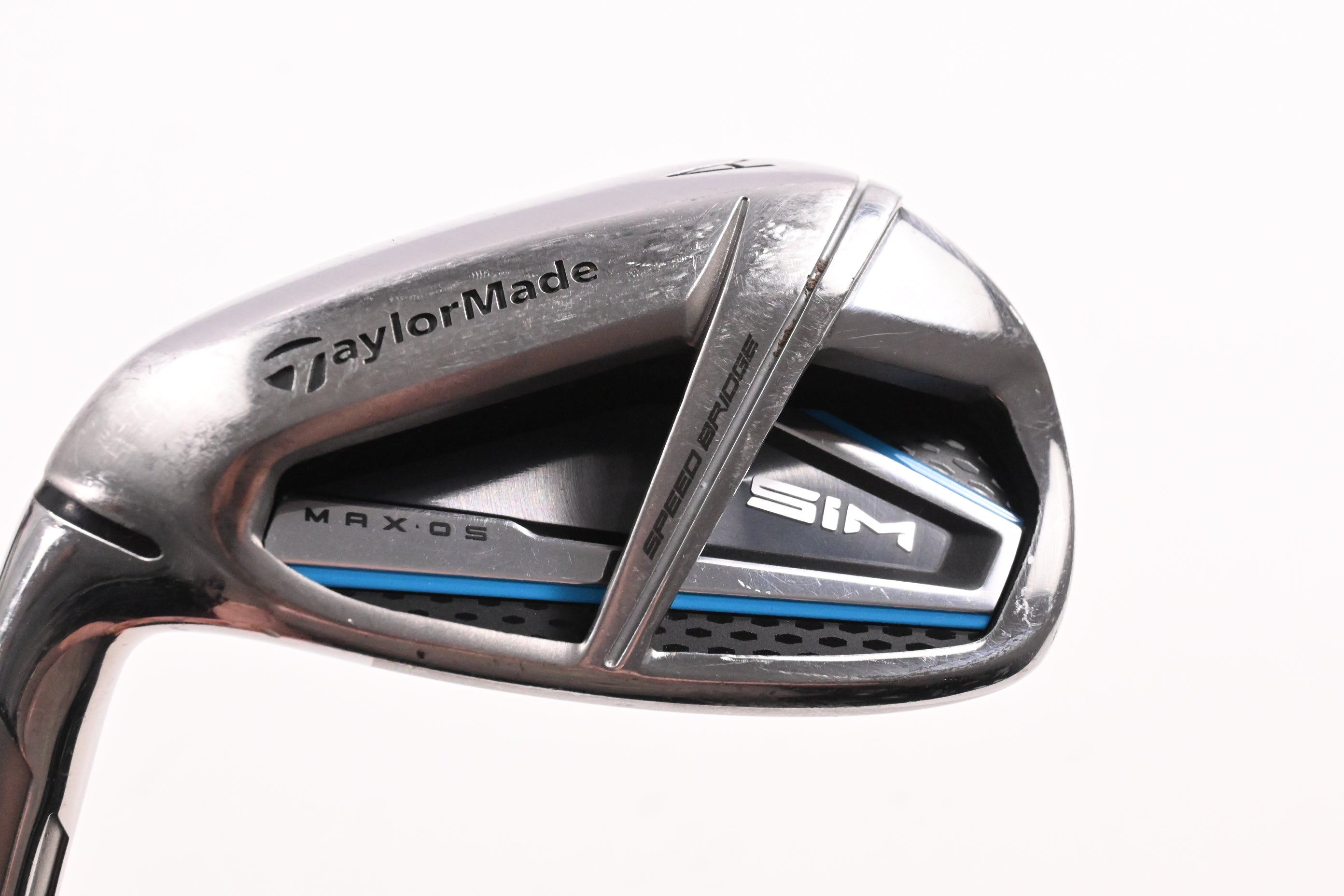 Left Hand Taylormade SIM Max OS Gap Wedge / 48 Degree / Regular Flex KBS Tour 90