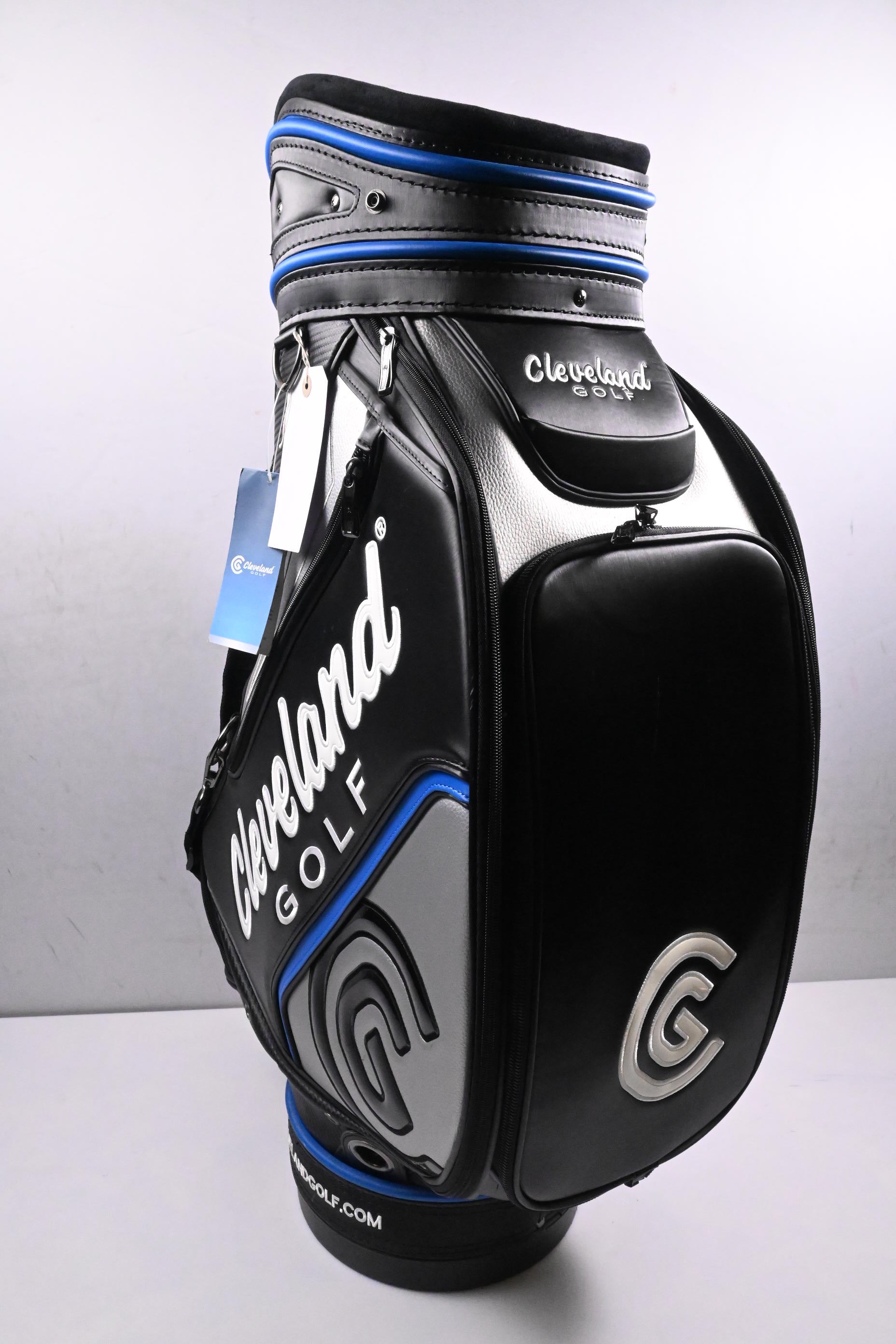 Cleveland Golf CG Tour Bag / 6-Way Divider / Black, Grey, Blue