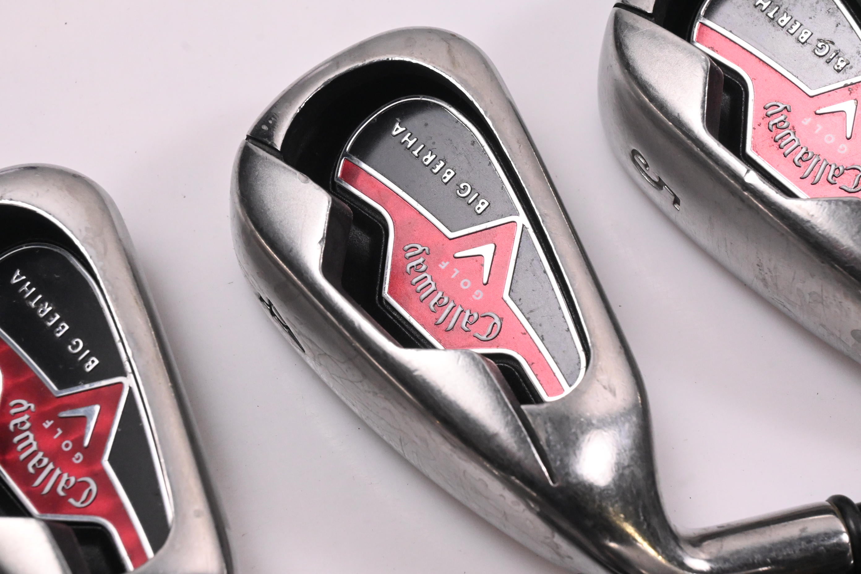 Left Hand Callaway Big Bertha 2006 Irons / 3-8i / Regular Flex Callaway 75
