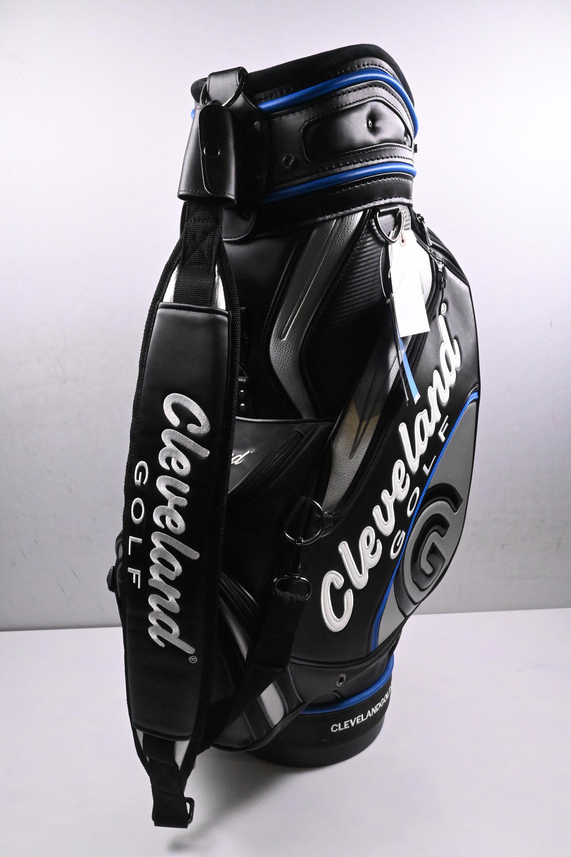 Cleveland Golf CG Tour Bag / 6-Way Divider / Black, Grey, Blue