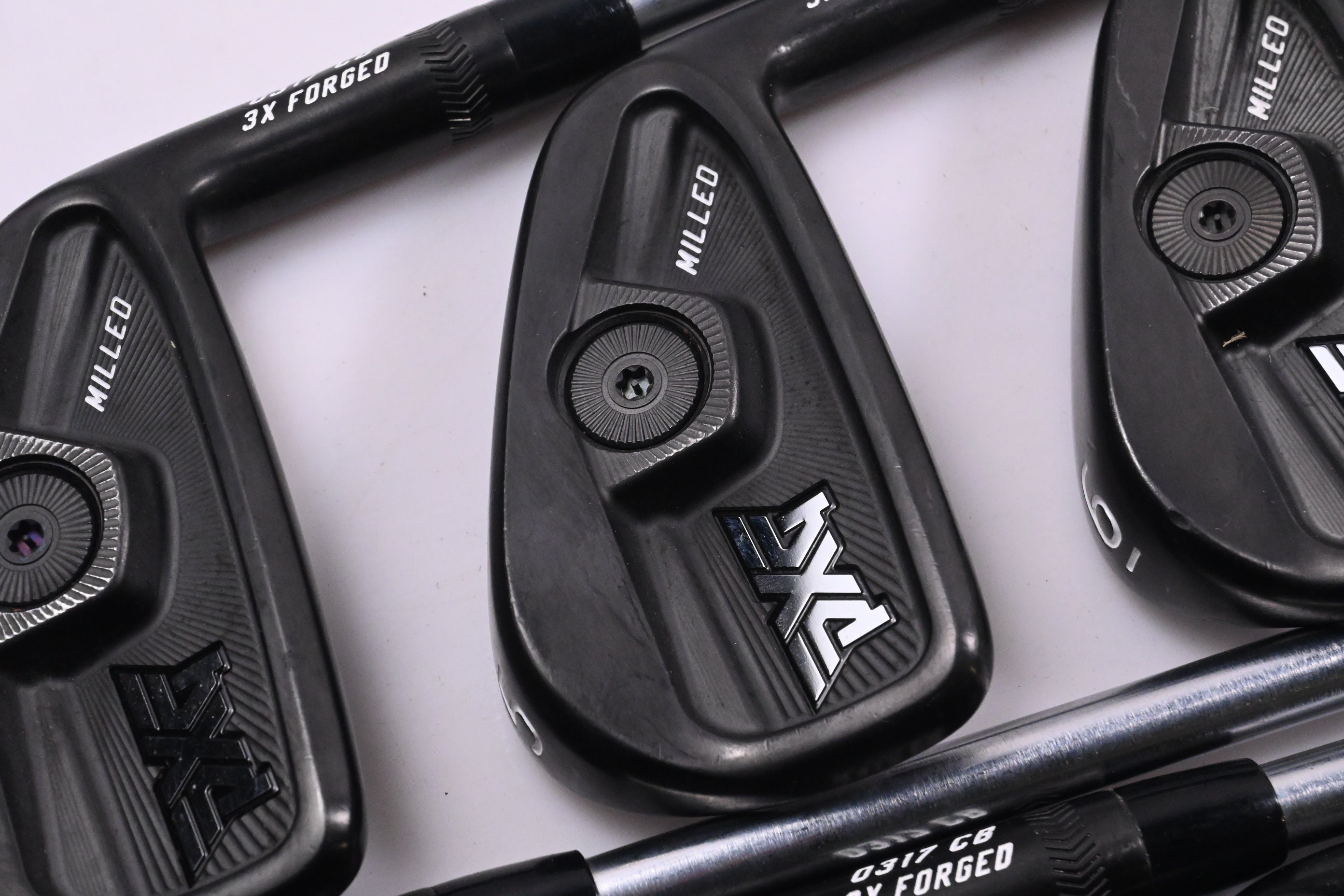 PXG 0317 CB Milled Irons / 4-PW / X-Flex Project X IO 115 Shafts
