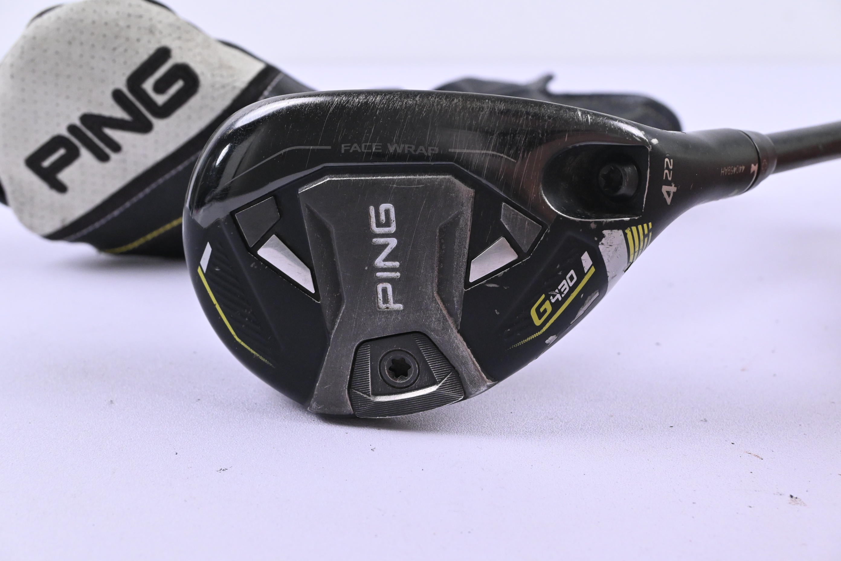 Ping G430 #4 Hybrid / 22 Degree / Regular Flex Ping Alta CB Black 70 Shaft