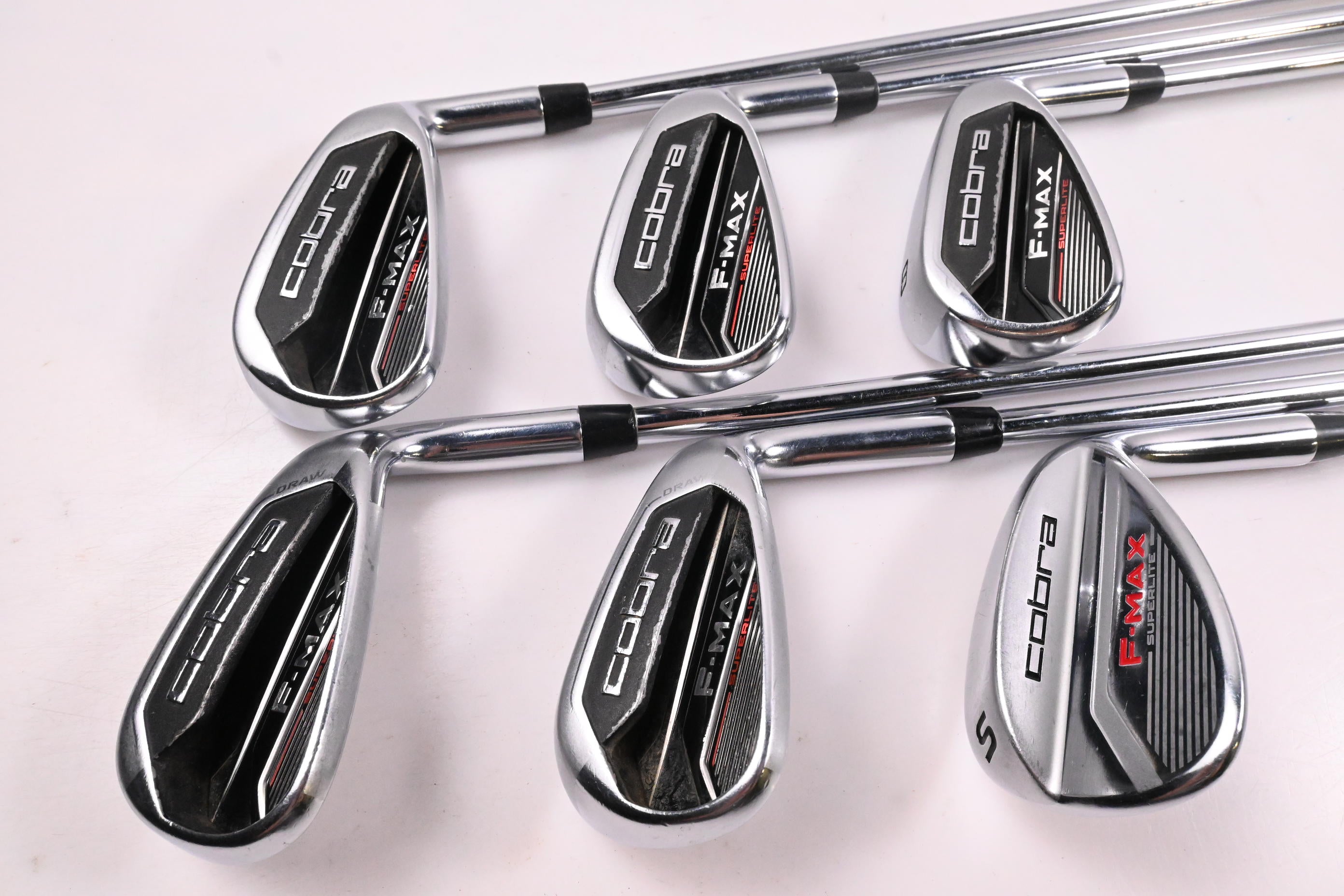 Cobra F-Max Superlite Irons / 6-PW+SW / Regular Flex Cobra Shafts