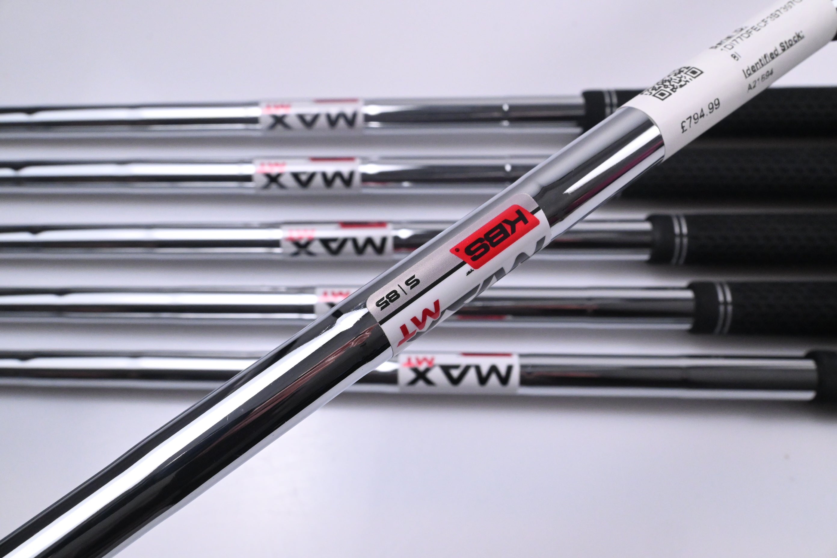 Taylormade Qi Max Irons / 5-PW / Stiff Flex KBS MAX MT 85 Shafts