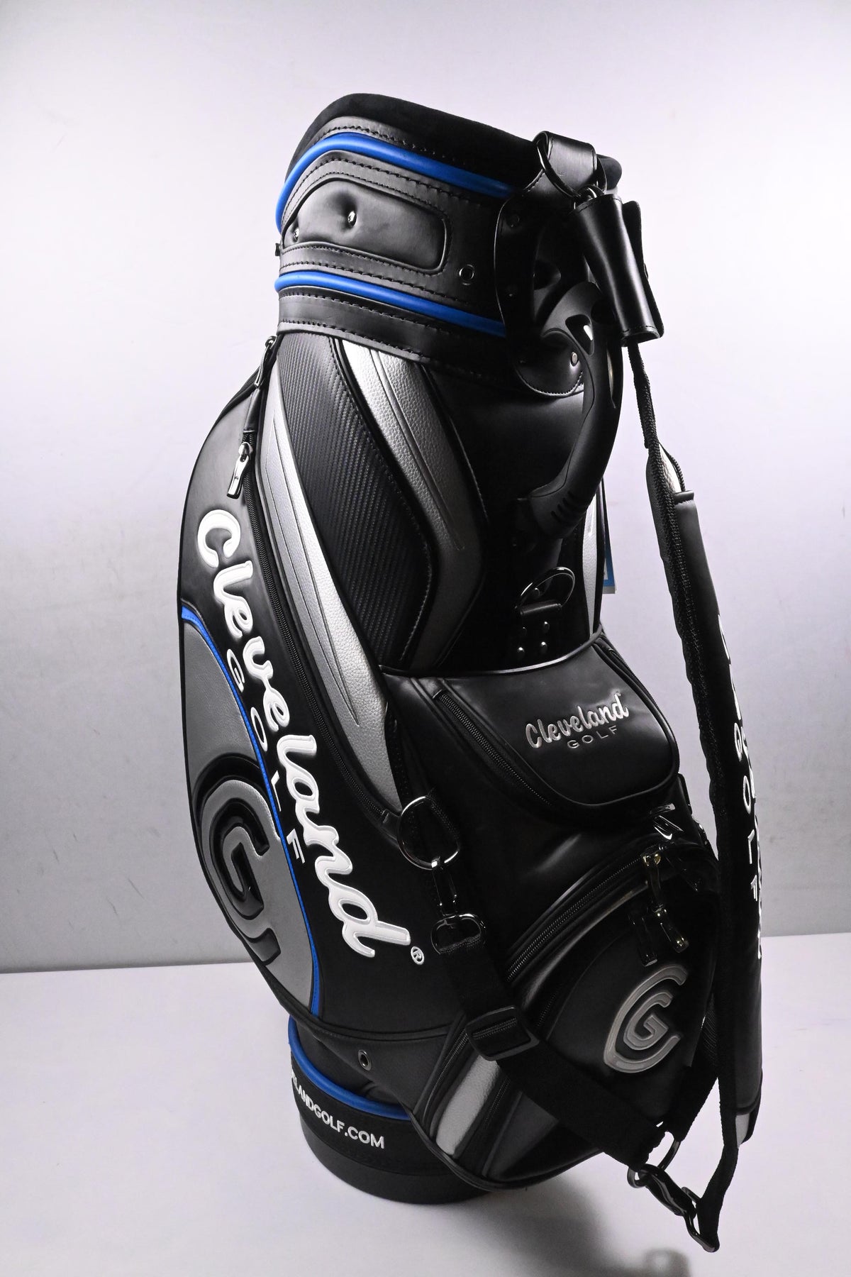 Cleveland Golf CG Tour Bag / 6-Way Divider / Black, Grey, Blue