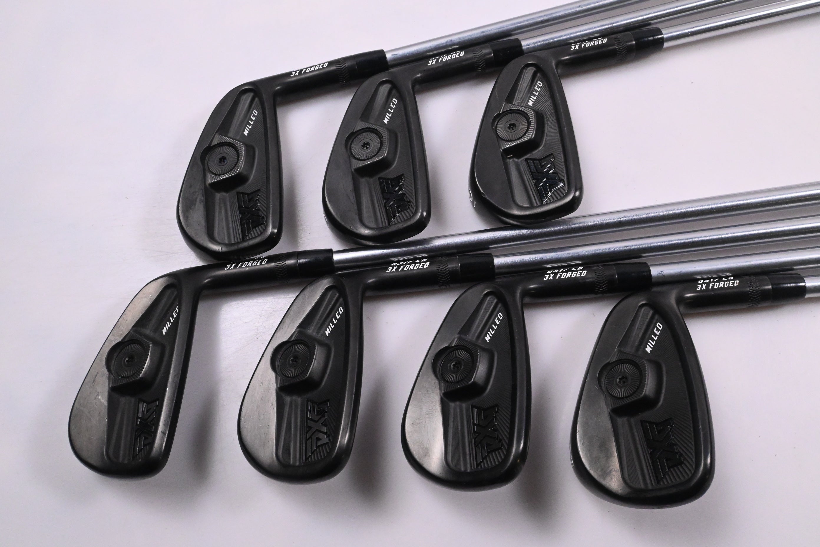 PXG 0317 CB Milled Irons / 4-PW / X-Flex Project X IO 115 Shafts