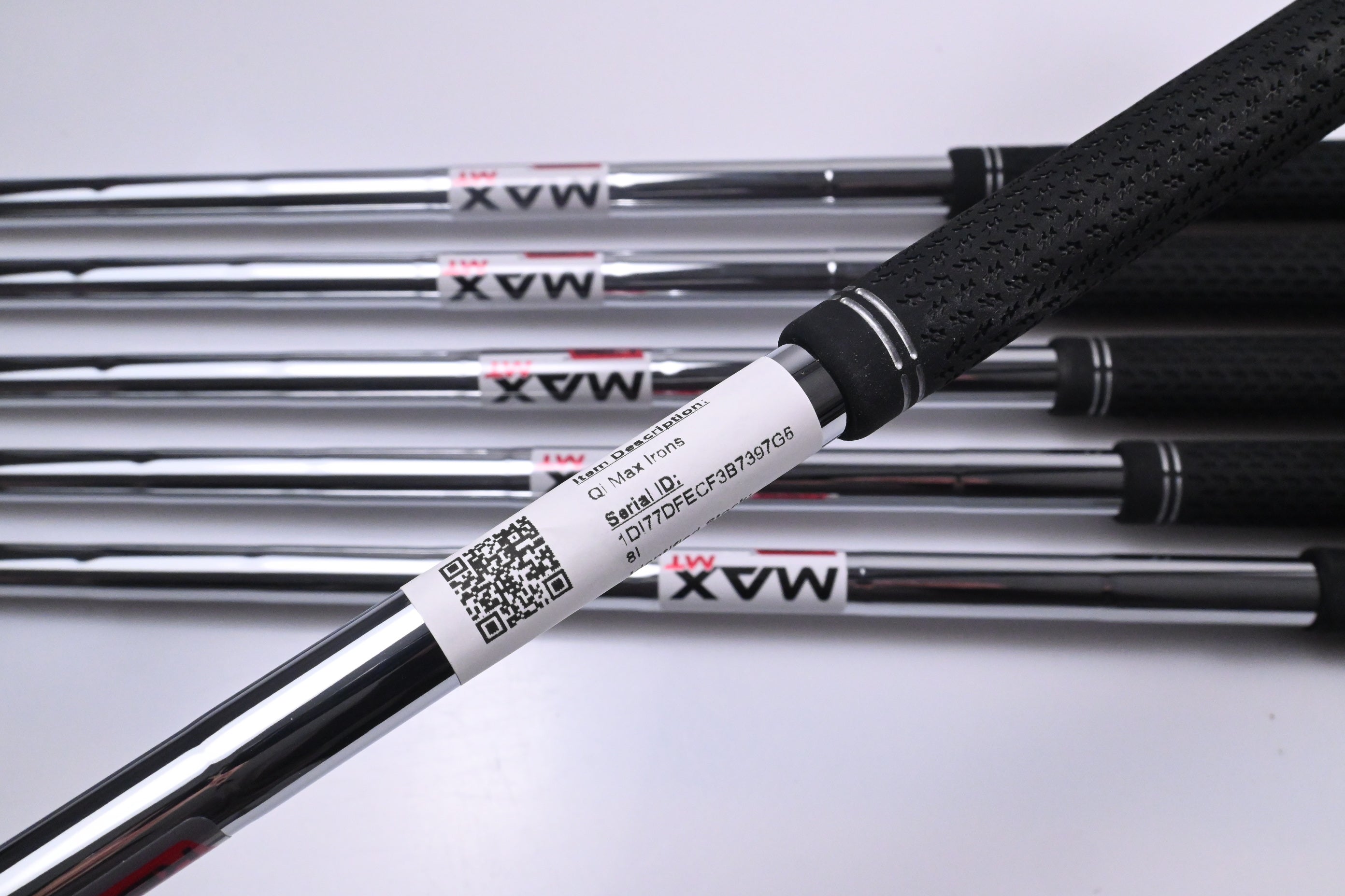 Taylormade Qi Max Irons / 5-PW / Stiff Flex KBS MAX MT 85 Shafts