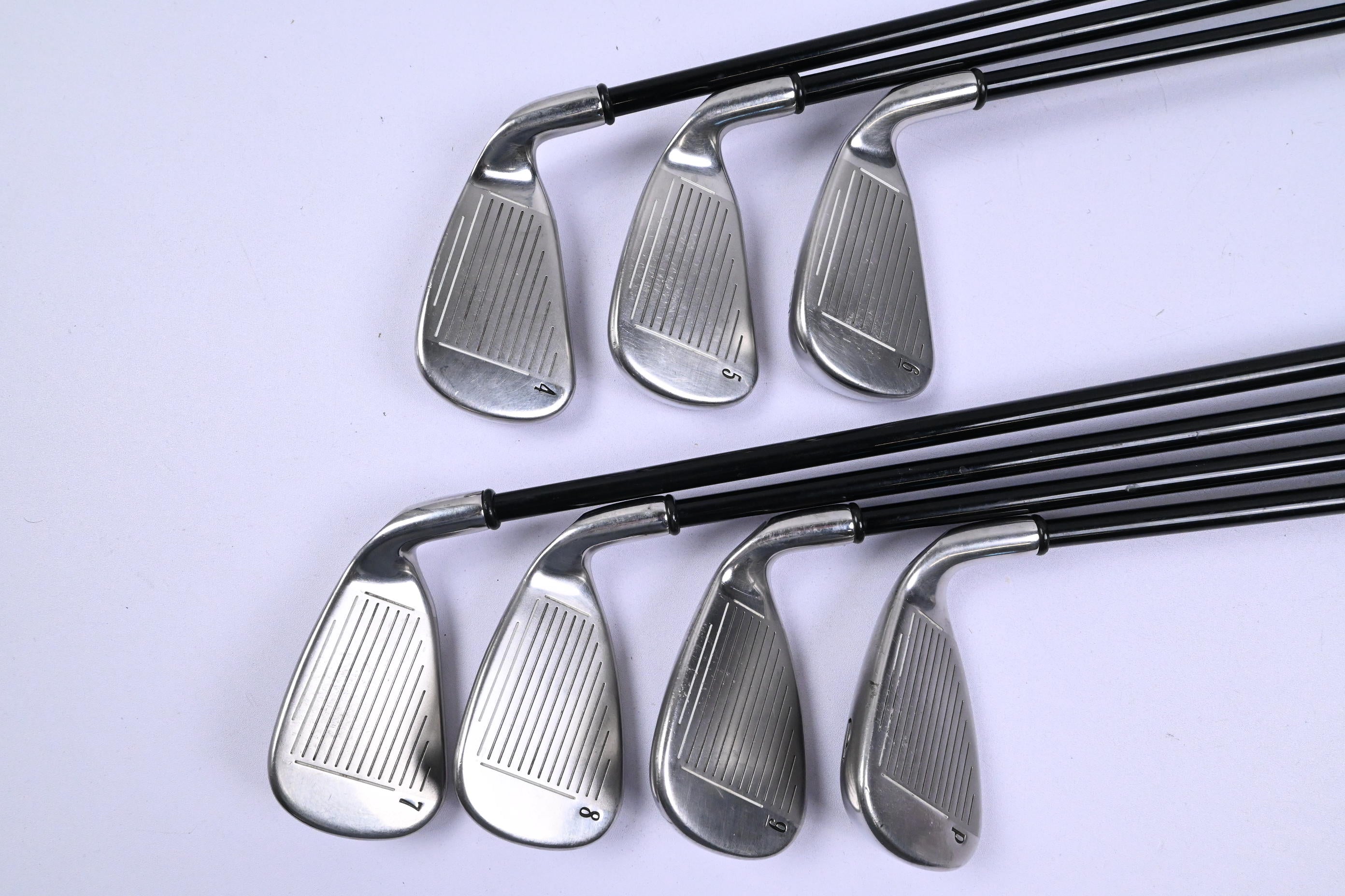Left Hand Callaway Big Bertha 2004 Irons / 4-PW / Stiff Flex Callaway 75 Shafts