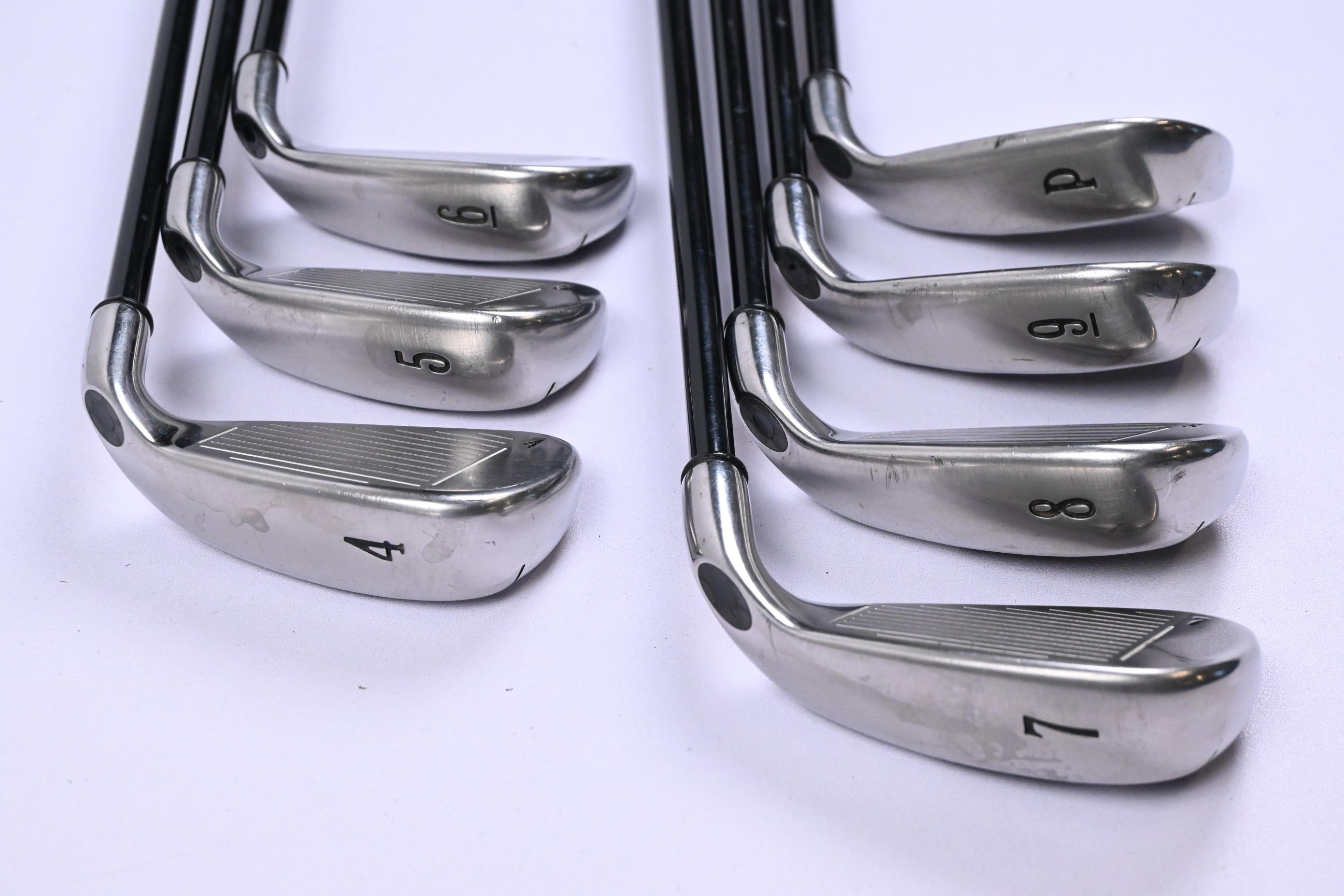 Left Hand Callaway Big Bertha 2004 Irons / 4-PW / Stiff Flex Callaway 75 Shafts
