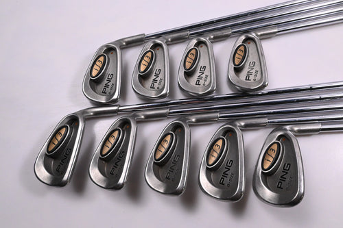 Ping i3 O-Size Irons / 3-PW+SW / Brown Dot / Stiff Flex Ping JZ Shafts