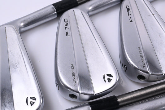 Taylormade P790 2023 Irons / 4-PW+AW / Stiff Flex Aerotech Steelfiber i80 Shafts