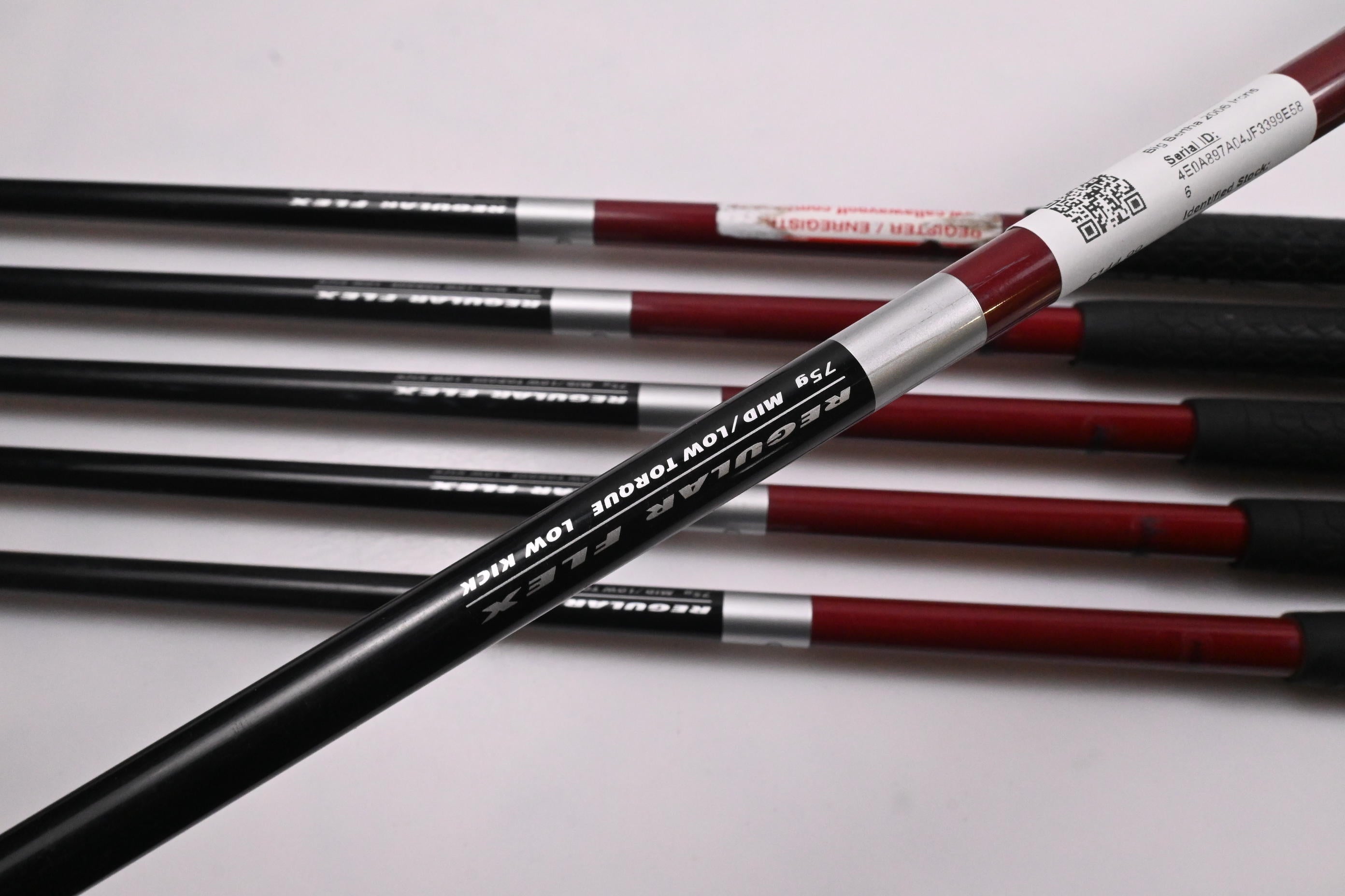 Left Hand Callaway Big Bertha 2006 Irons / 3-8i / Regular Flex Callaway 75