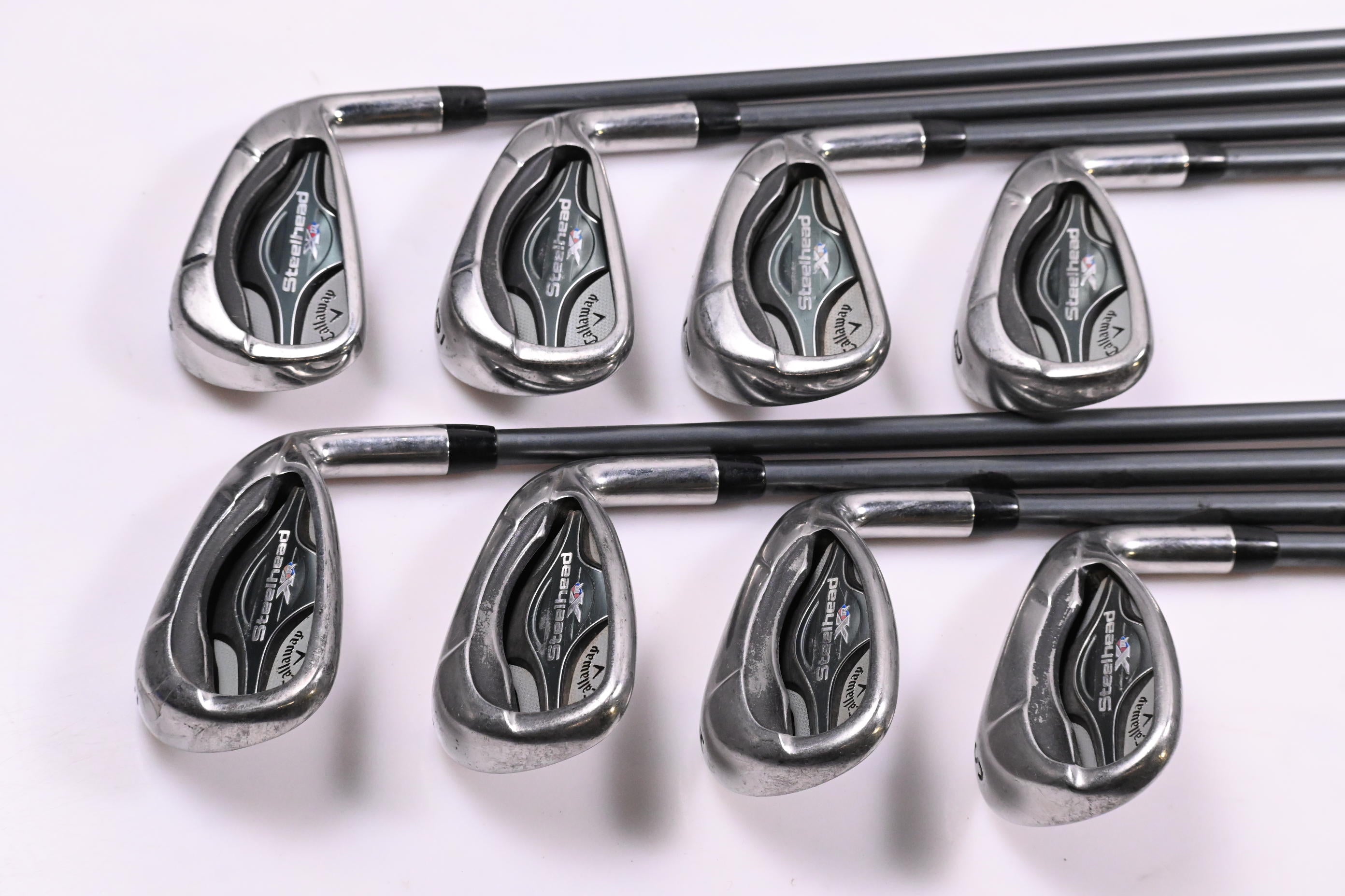 Callaway Steelhead XR Irons / 5-PW+GW+SW / Regular Flex Matrix Ozik Program 60