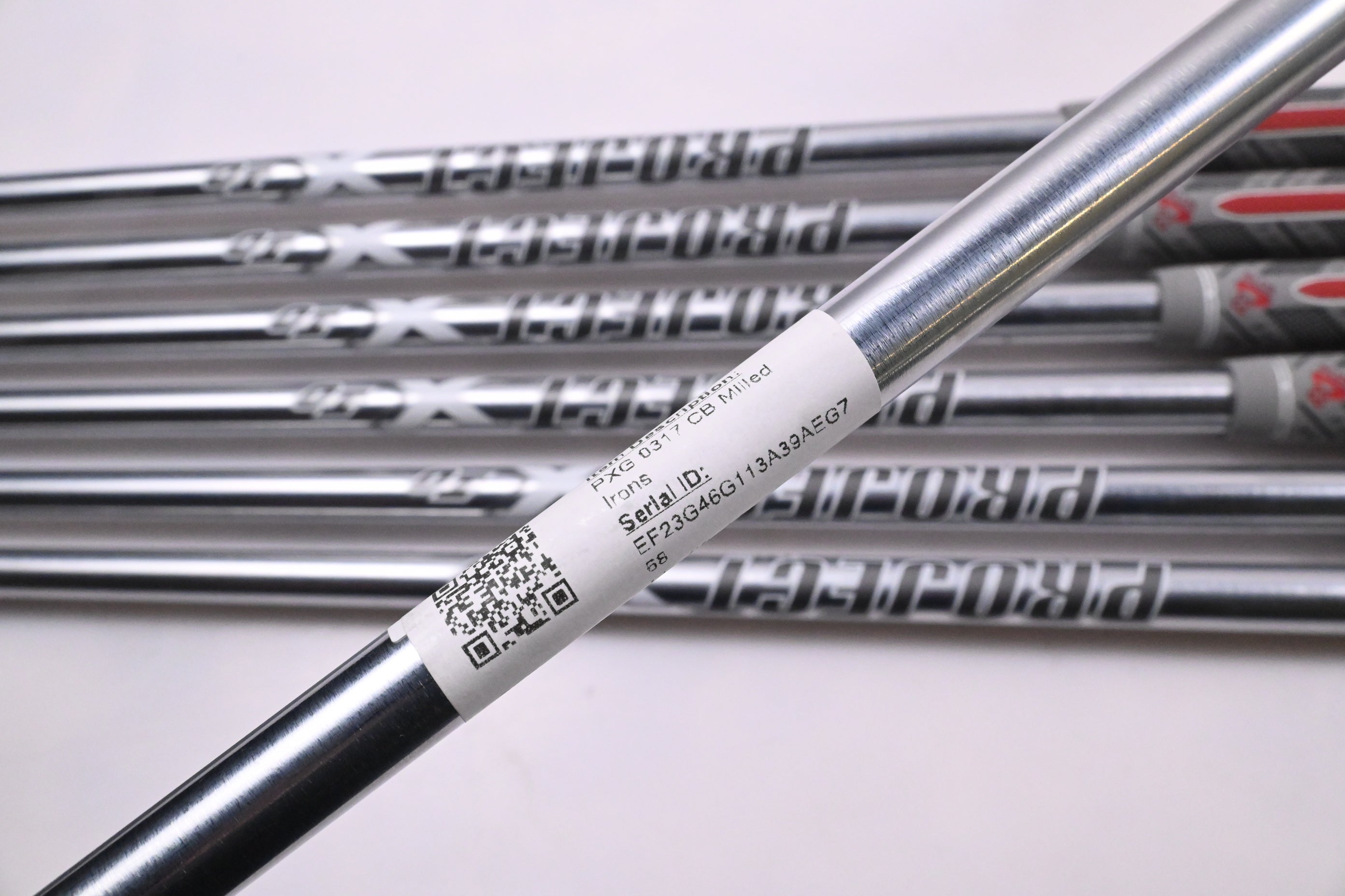 PXG 0317 CB Milled Irons / 4-PW / X-Flex Project X IO 115 Shafts