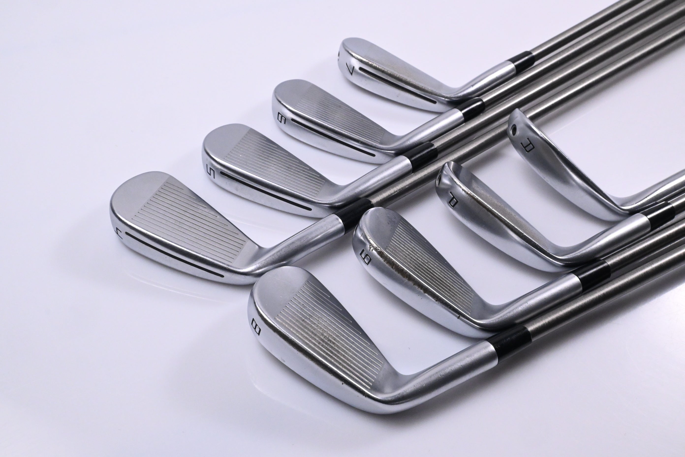 Taylormade P790 2023 Irons / 4-PW+AW / Stiff Flex Aerotech Steelfiber i80 Shafts