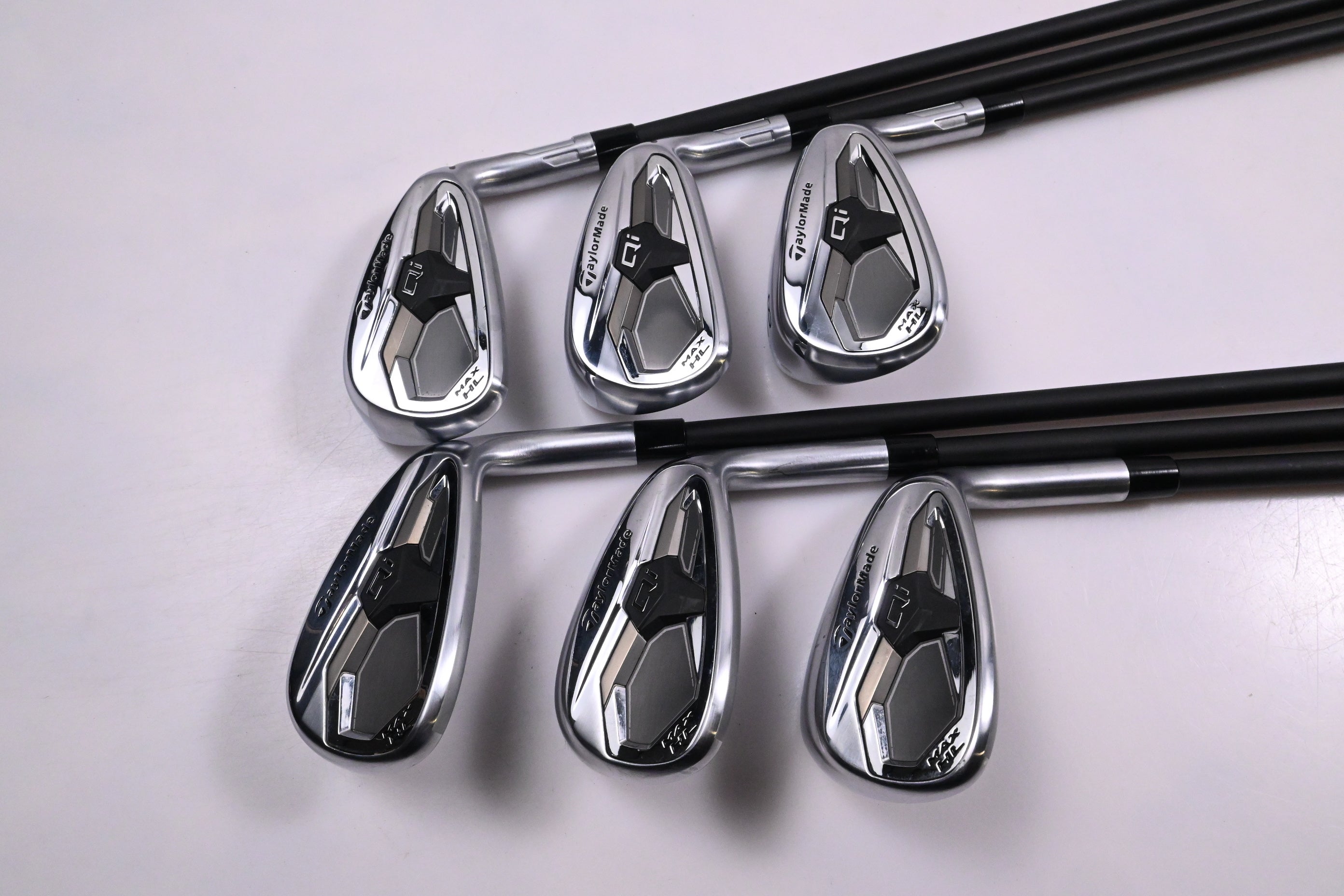 Taylormade Qi Max HL Irons / 6-PW+GW / Regular Flex KBS Reax 65 Shafts
