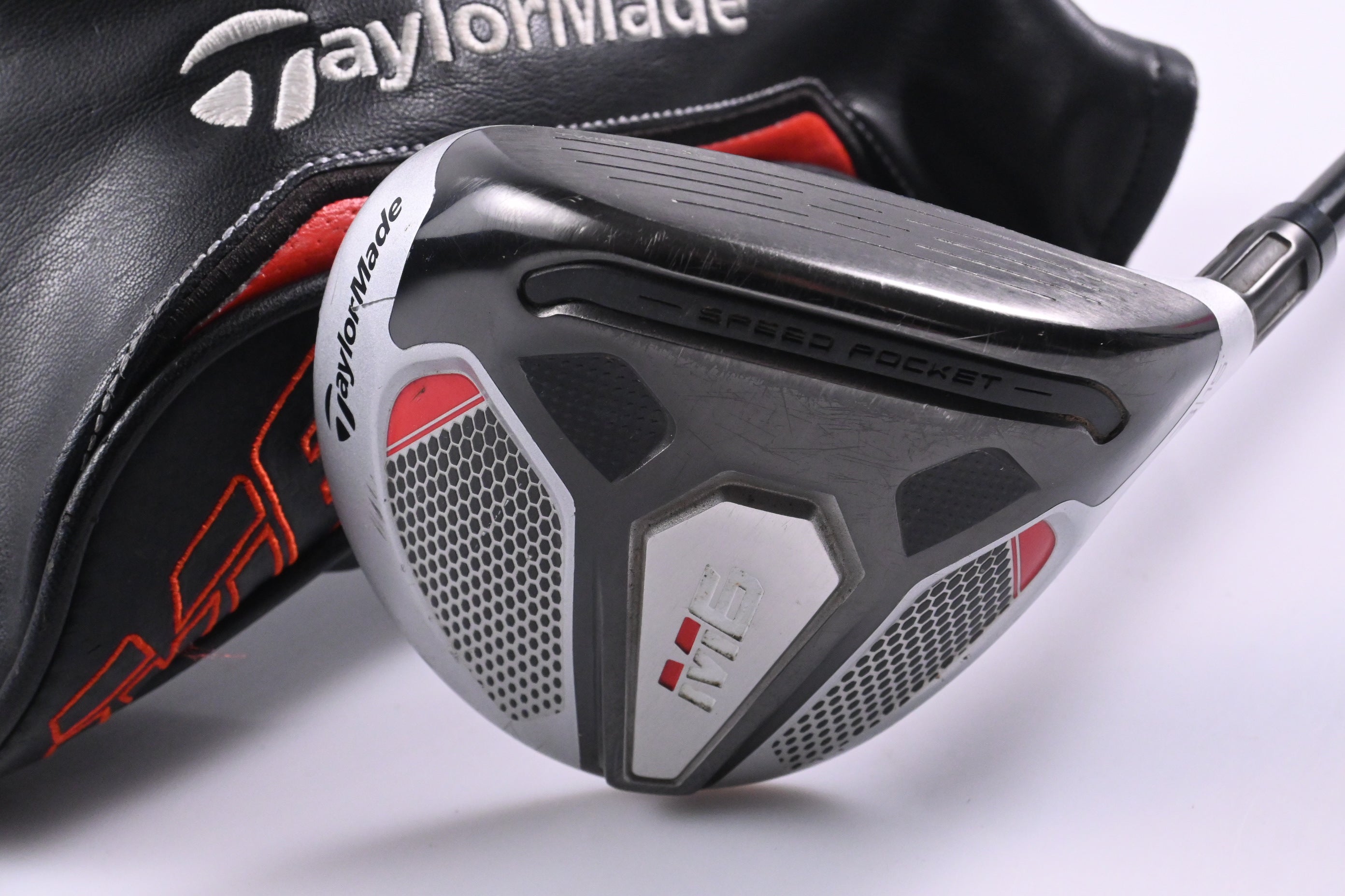 Taylormade M6 #3 Wood / 15 Degree / Regular Flex Fujikura Atmos Orange 5 Shaft