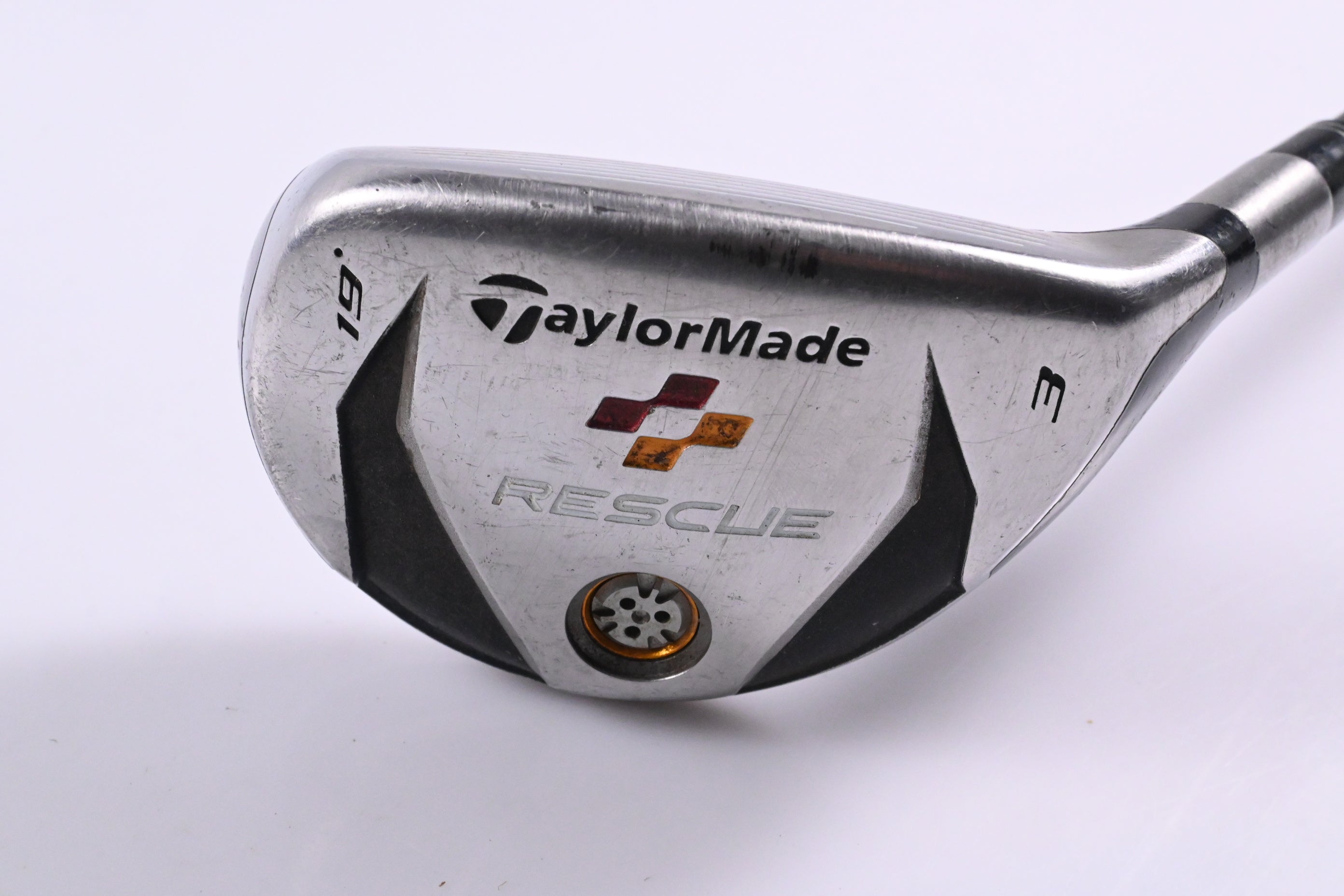 Taylormade Rescue 2009 #3 Hybrid / 19 Degree / Stiff Flex Aldila Reax 65 Shaft