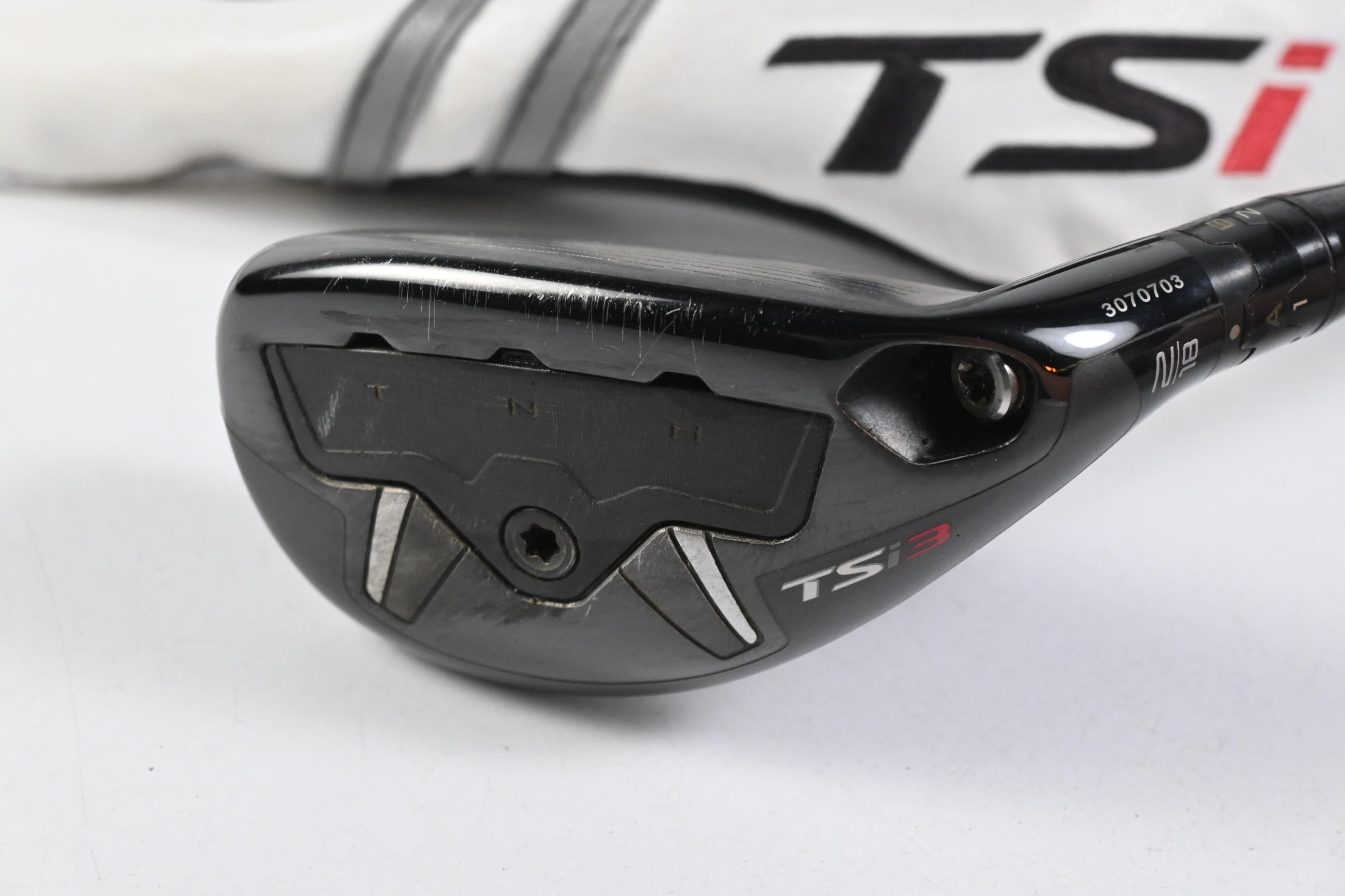Titleist TSi3 #2 Hybrid / 18 Degree / Stiff Flex Tensei AV RAW White 90 Shaft