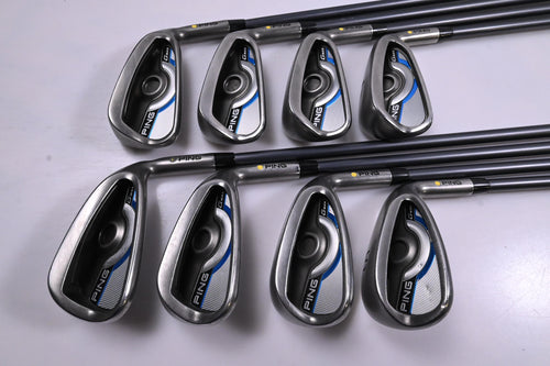 Ping GMax Irons / 4-PW+SW / Yellow Dot / Senior Flex Ping CFS 65 Shafts