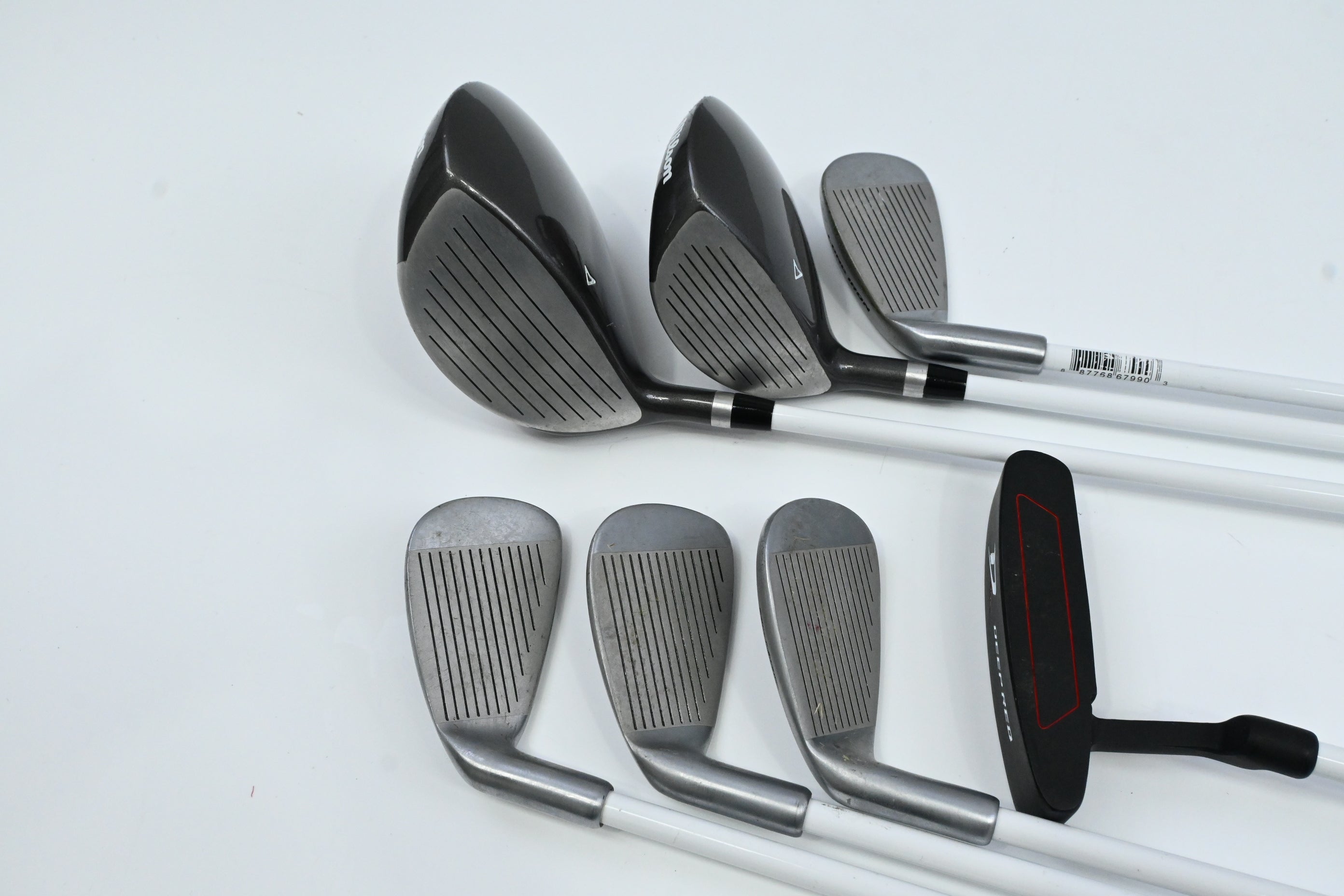Junior Wilson Deep Red Package Set / Woods, Irons, Putter, Bag