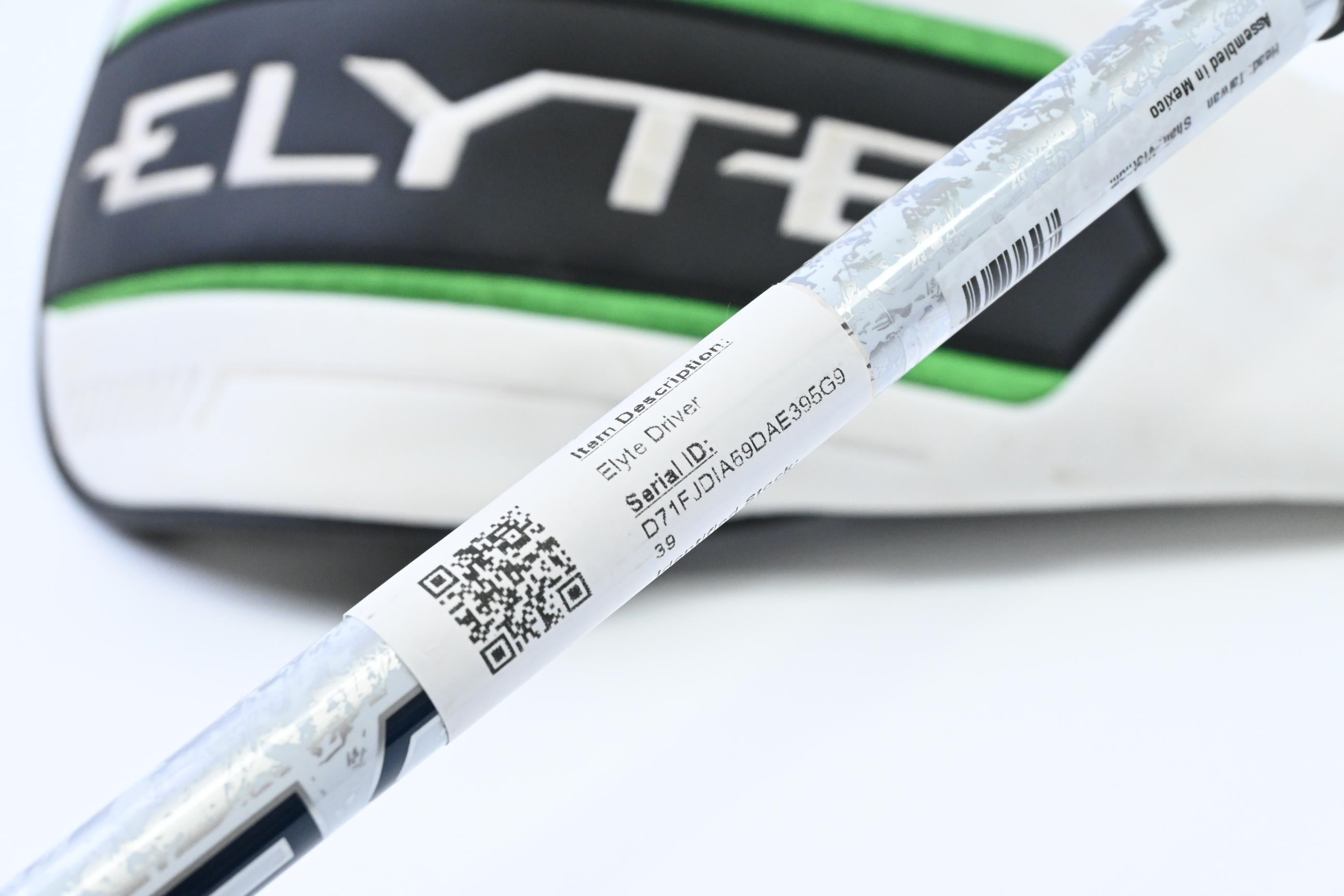 Callaway Elyte Driver / 9 Degree / Stiff Flex Denali Charcoal 60 Shaft