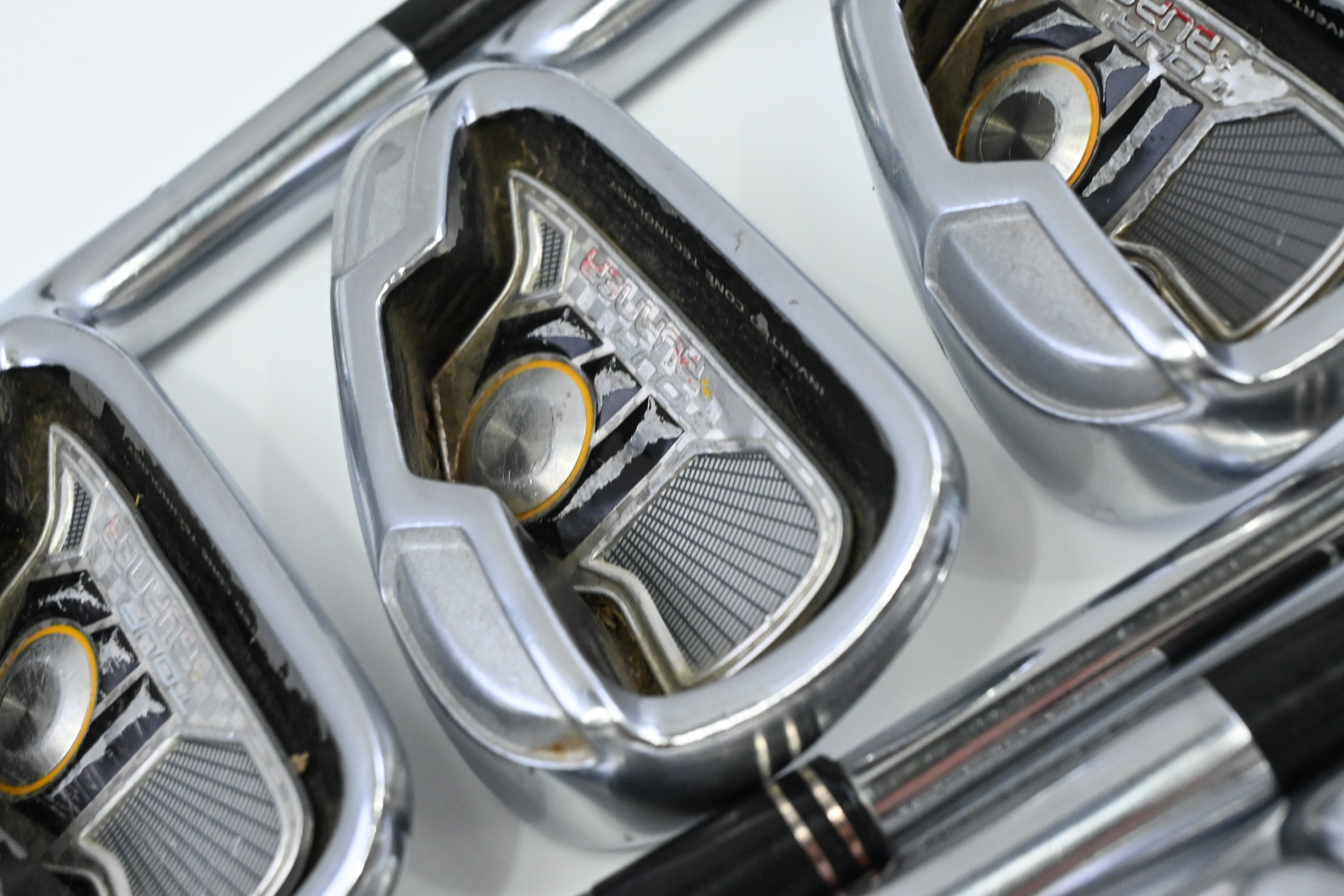 Taylormade Tour Burner Irons / 5-PW+SW / Stiff Flex Steel Shafts