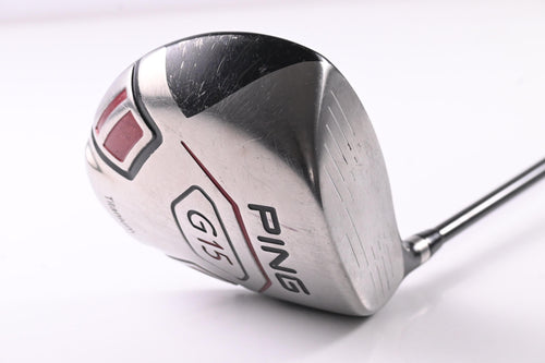 Ping G15 Driver / 10.5 Degree / Stiff Flex Grafalloy Prolaunch Axis 60 Shaft / Dent On Head