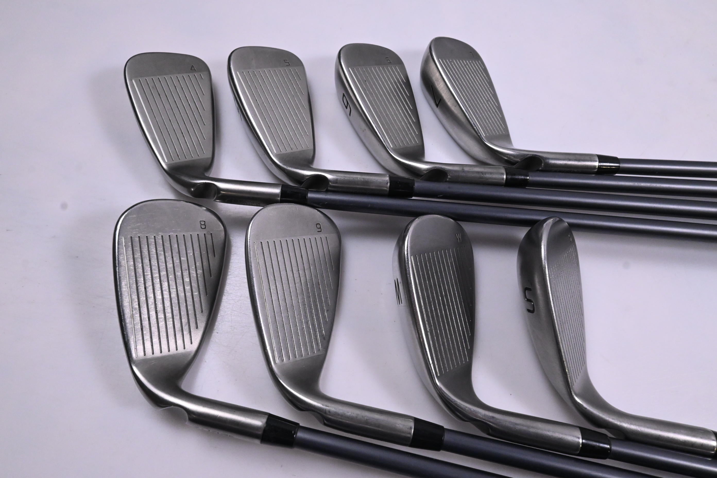 Ping GMax Irons / 4-PW+SW / Yellow Dot / Senior Flex Ping CFS 65 Shafts