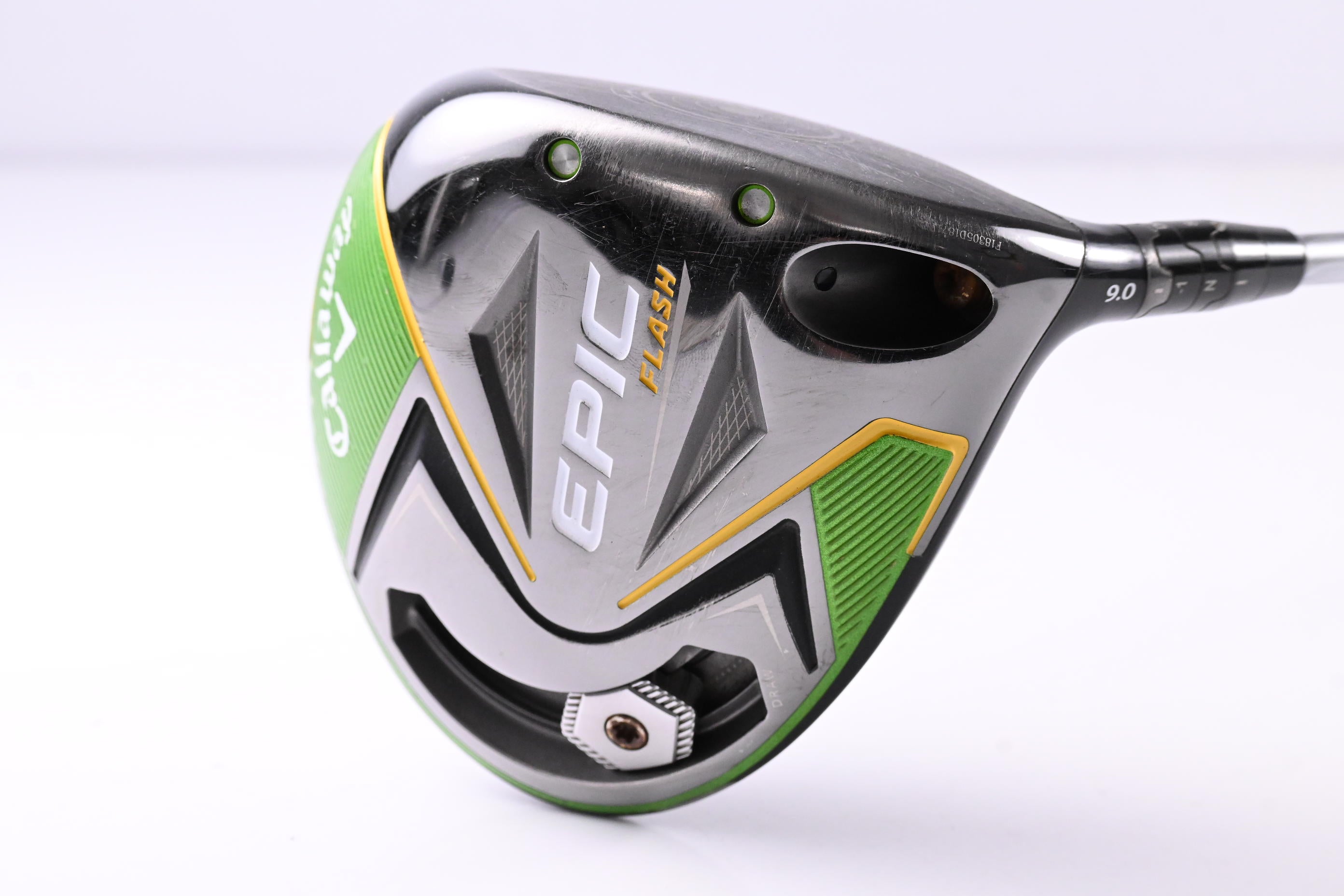 Callaway Epic Flash Driver / 9 Degree / Regular Flex Evenflow Green 45 Shaft