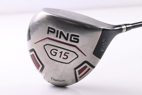 Ping G15 Driver / 10.5 Degree / Stiff Flex Grafalloy Prolaunch Axis 60 Shaft / Dent On Head