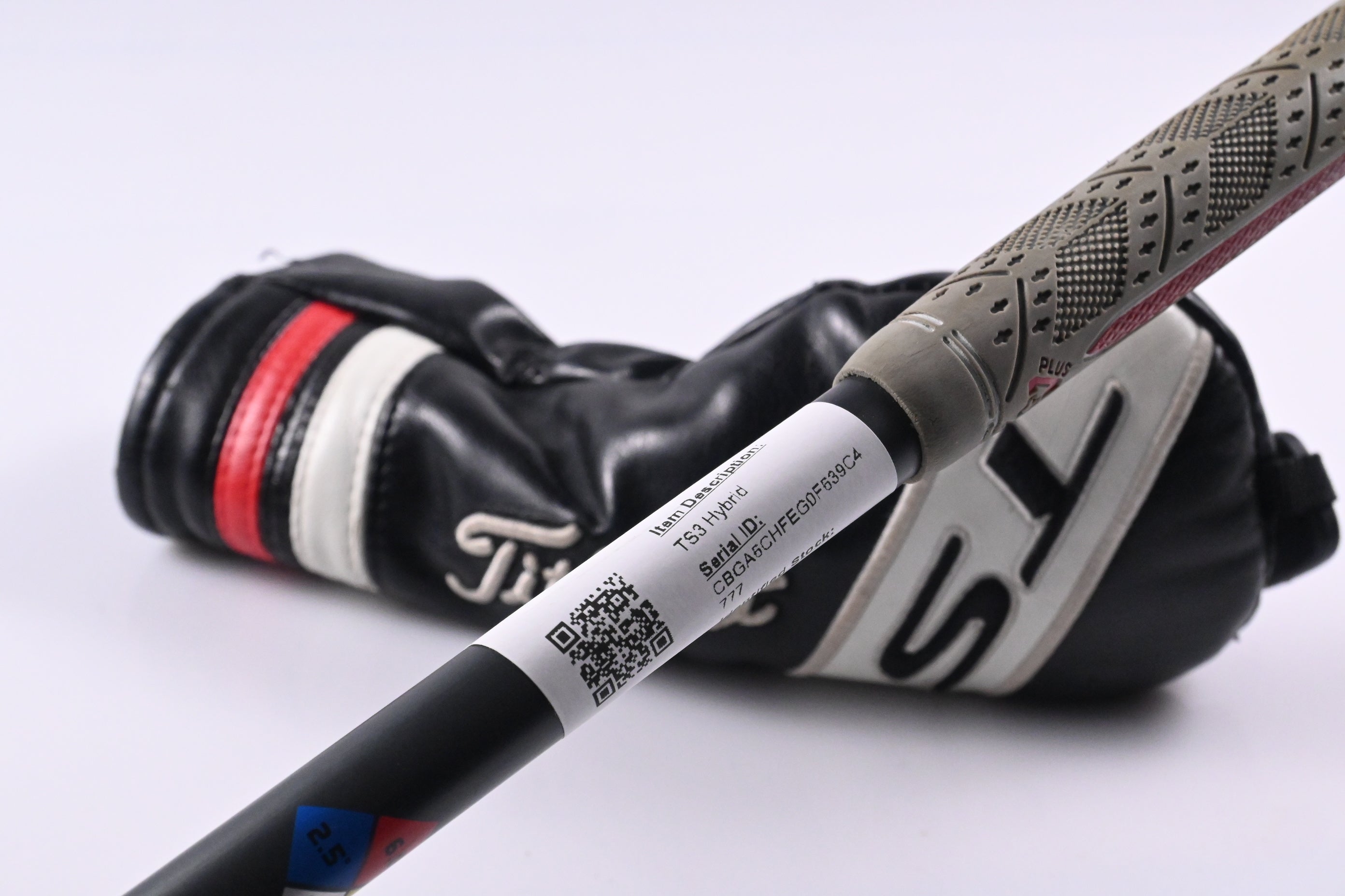 Titleist TS3 #3 Hybrid / 19 Degree / Stiff Flex HZRDUS Smoke Black 80 Shaft