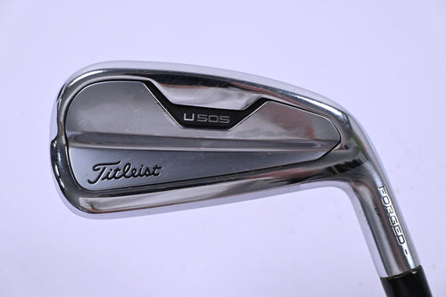 Titleist U505 2021 #4 Iron / 22 Degree / Stiff Flex HZRDUS Smoke Black RDX 90