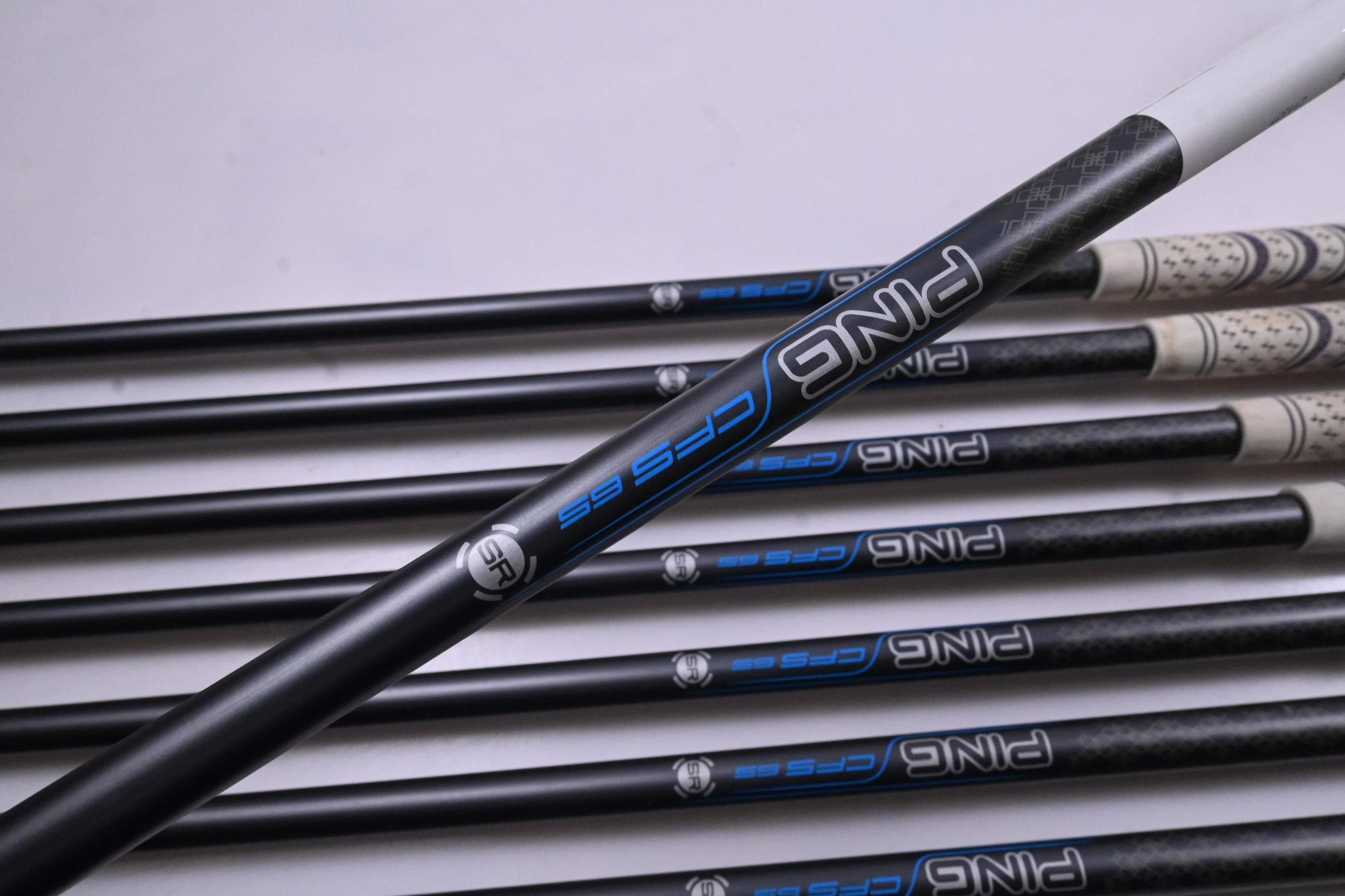 Ping GMax Irons / 4-PW+SW / Yellow Dot / Senior Flex Ping CFS 65 Shafts