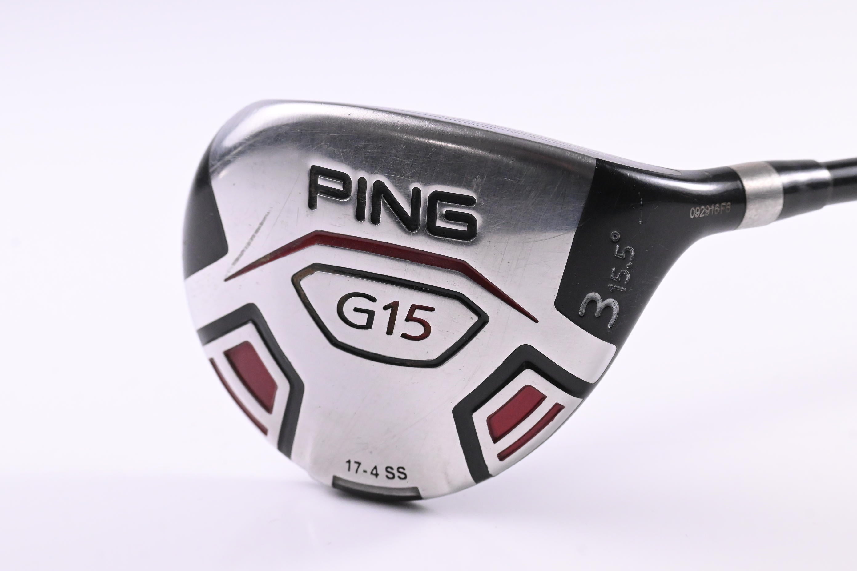 Ping G15 #3 Wood / 15.5 Degree / Stiff Flex Aldila Serrano 75 Shaft