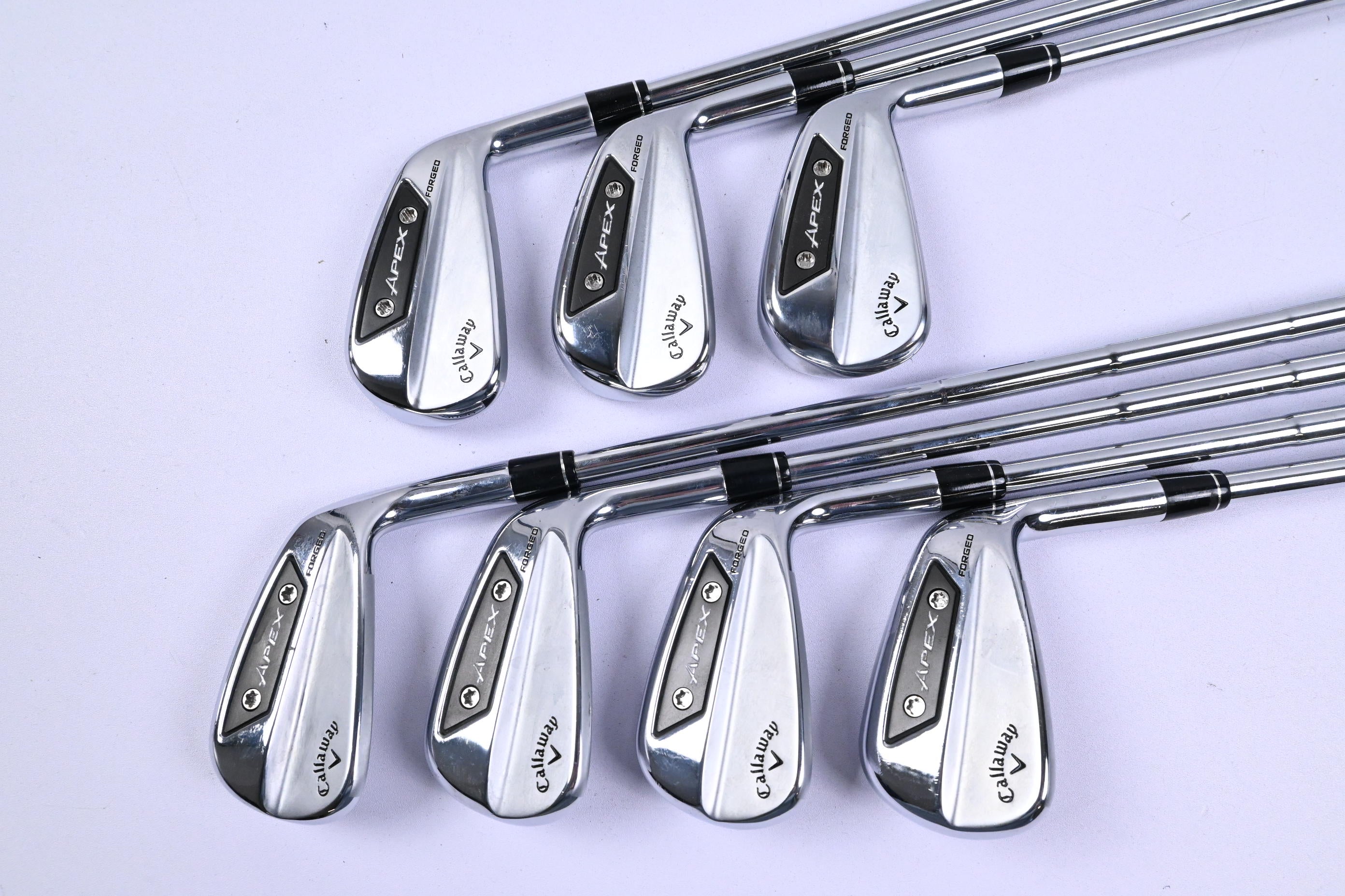Callaway Apex Ai150 Irons / 4-PW / X-Flex Dynamic Gold Mid 115 X100 Shafts