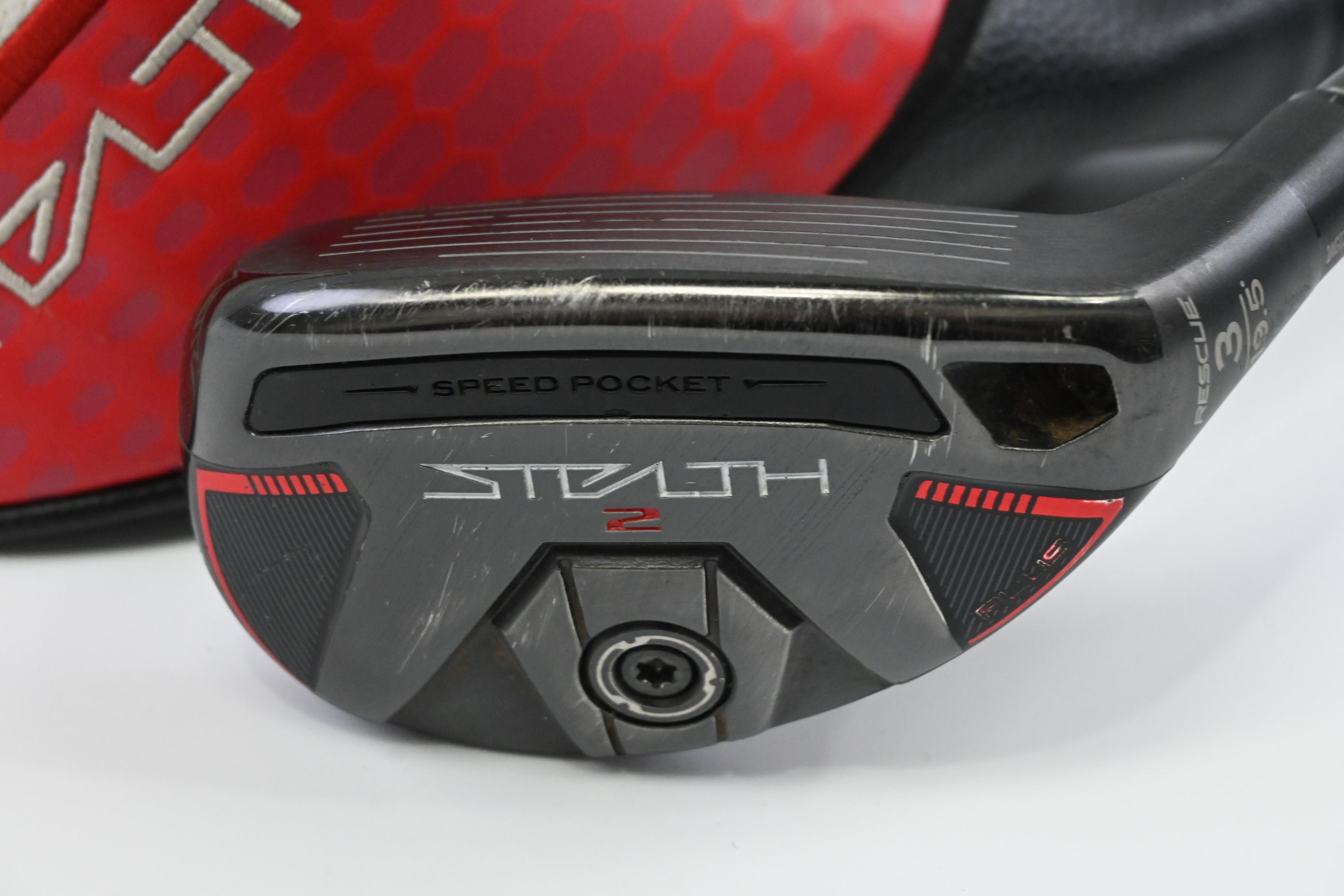 Taylormade Stealth 2 Plus #3 Hybrid / 19.5 Degree / Stiff Flex Kai'li Red 85 Shaft