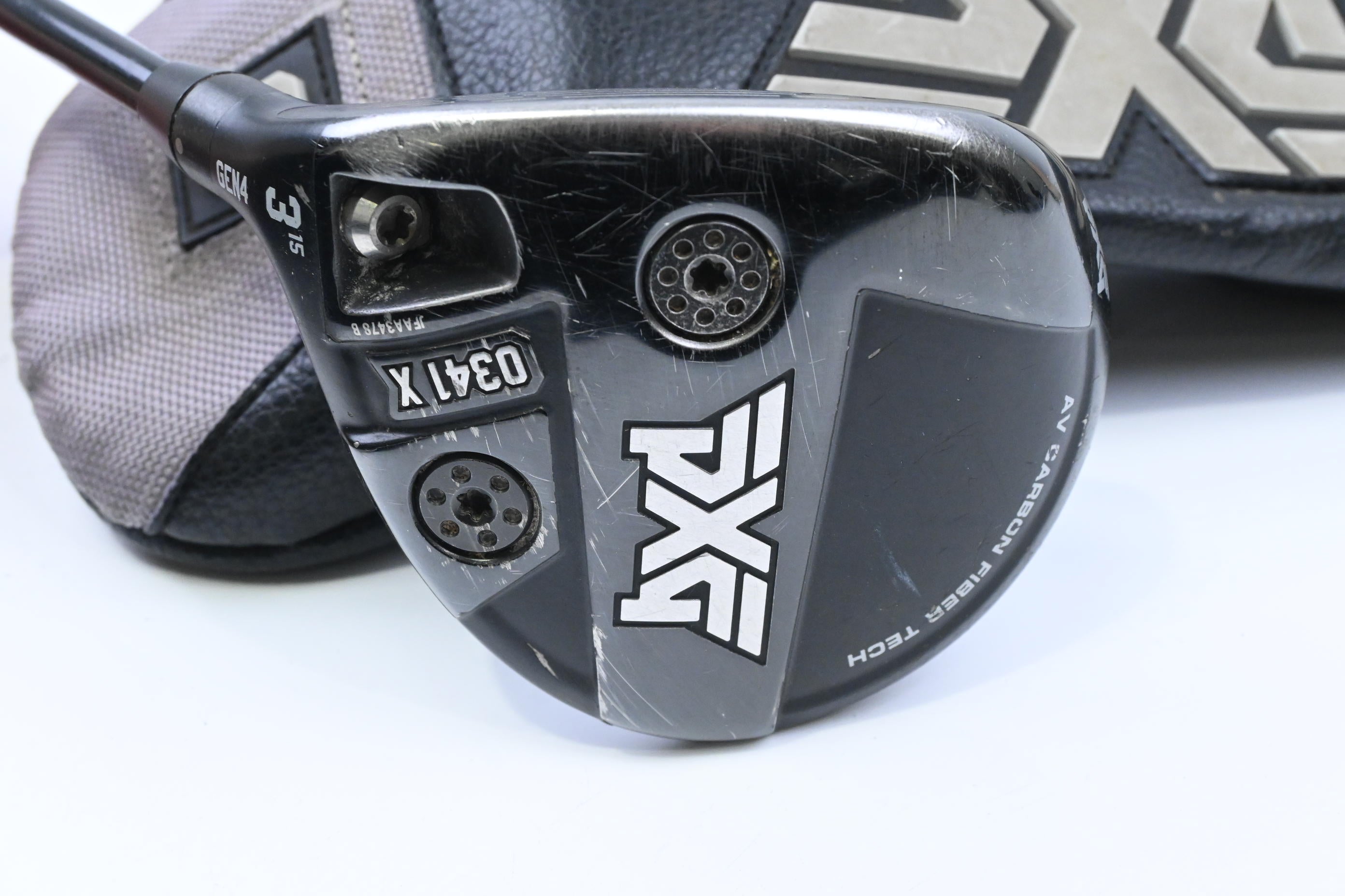 Left Hand PXG 0341 XF Gen4 #3 Wood / 15 Degree / Stiff Flex Tensei AV Raw Blue 75