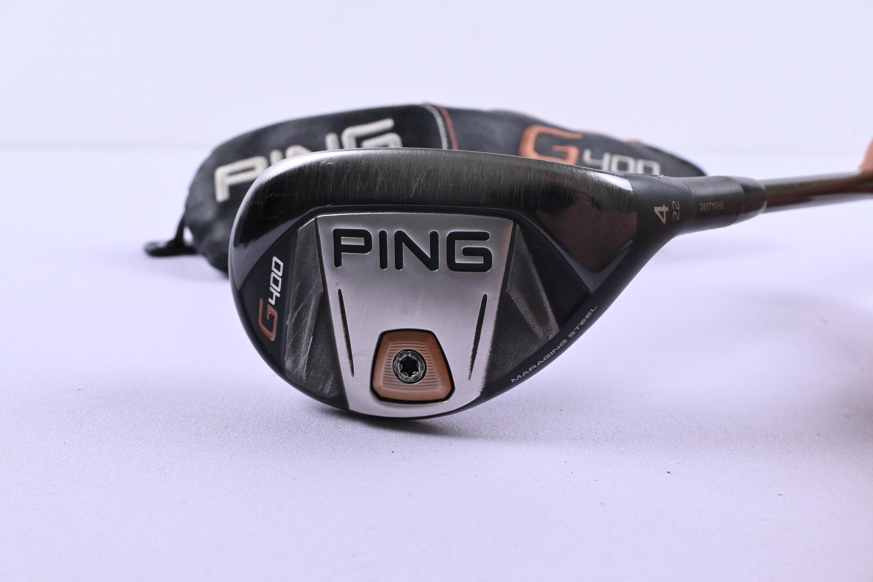Ping G400 #4 Hybrid / 22 Degree / Stiff Flex Ping Alta CB 70 Shaft