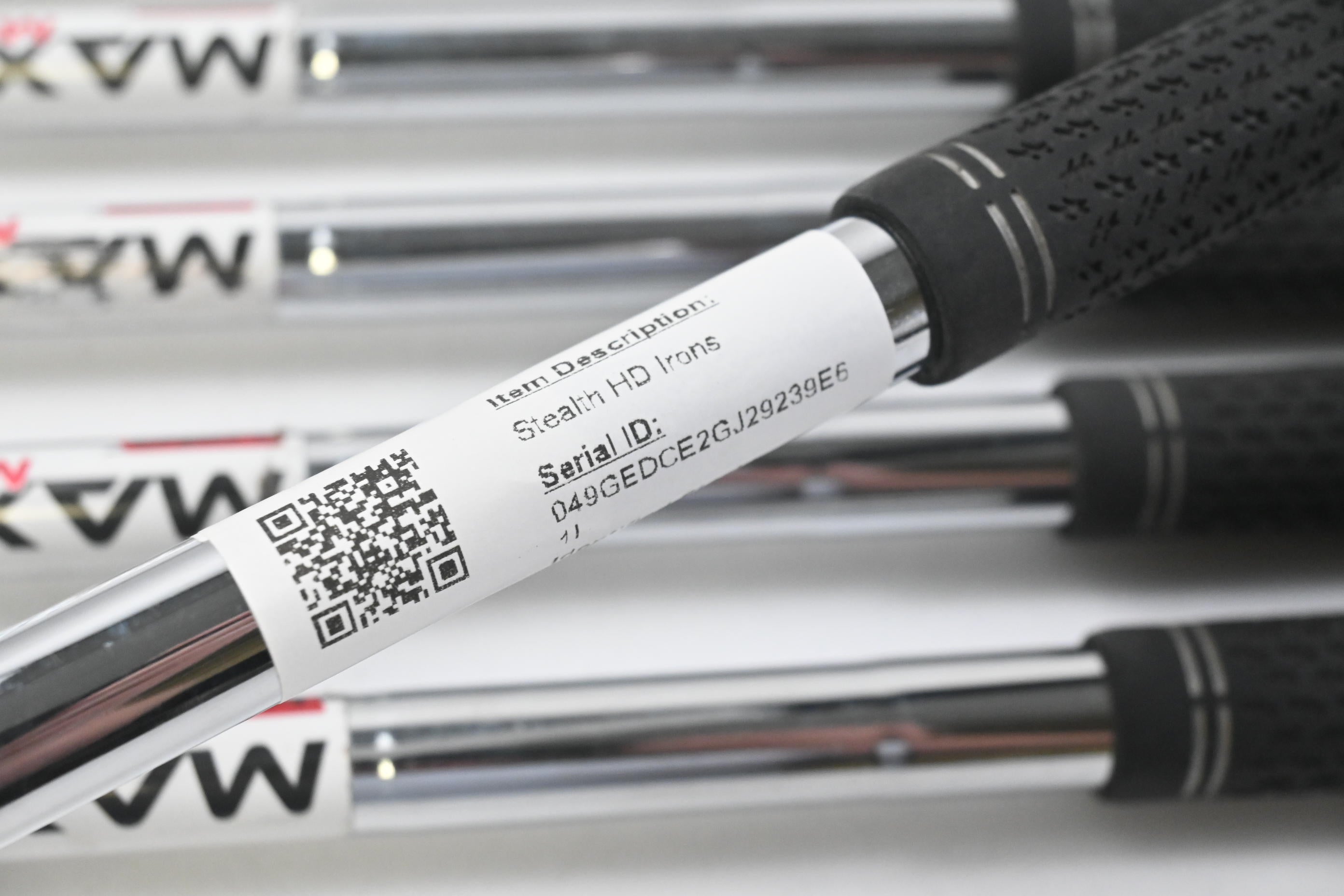 Taylormade Stealth HD Irons / 5-PW / Stiff Flex KBS MAX MT 85 Shafts