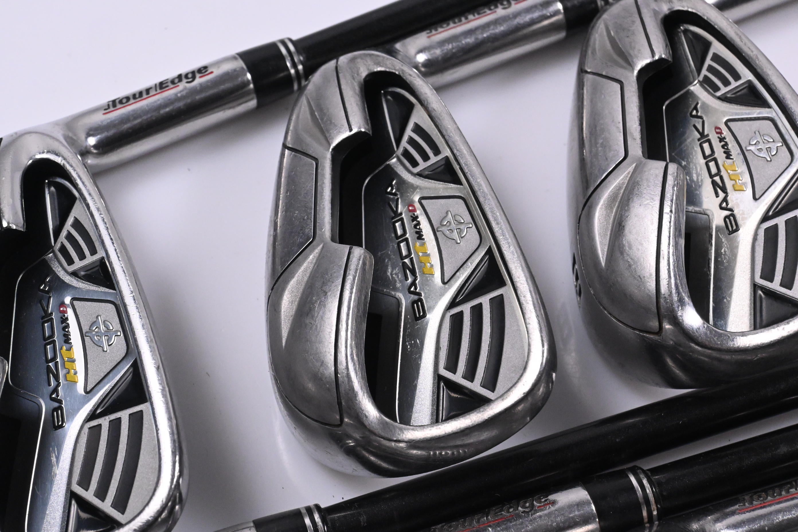 Tour Edge Bazooka HT Irons / 6-PW+GW+SW / Regular Flex Aldila NV 65 Shafts